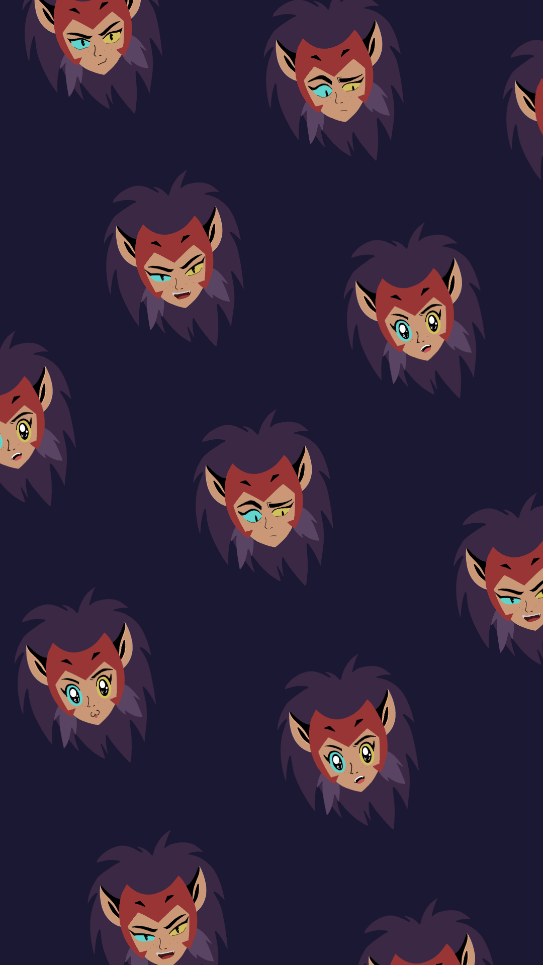 Made a cute little Catra mobile wallpaper (No spoilers)