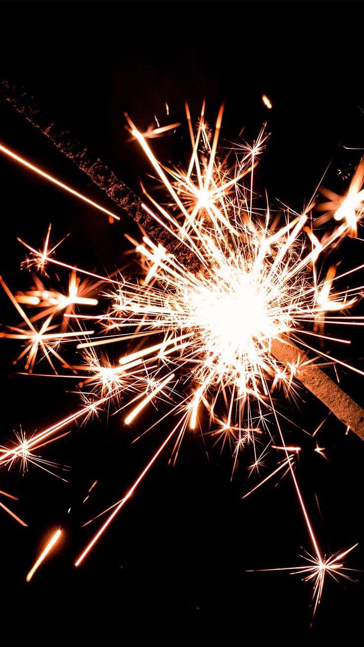 Sparkly Fireworks iPhone Wallpapers Collection