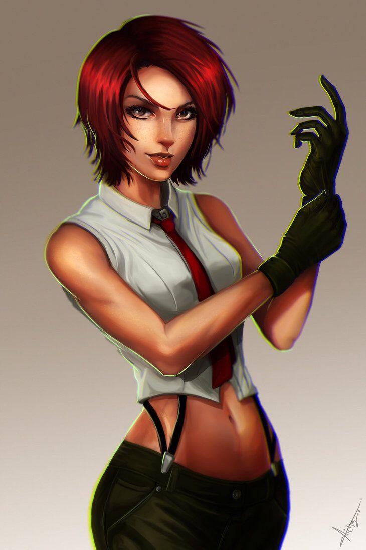 Vanessa KOF (not my Art). King of fighters, Art, Female fighter