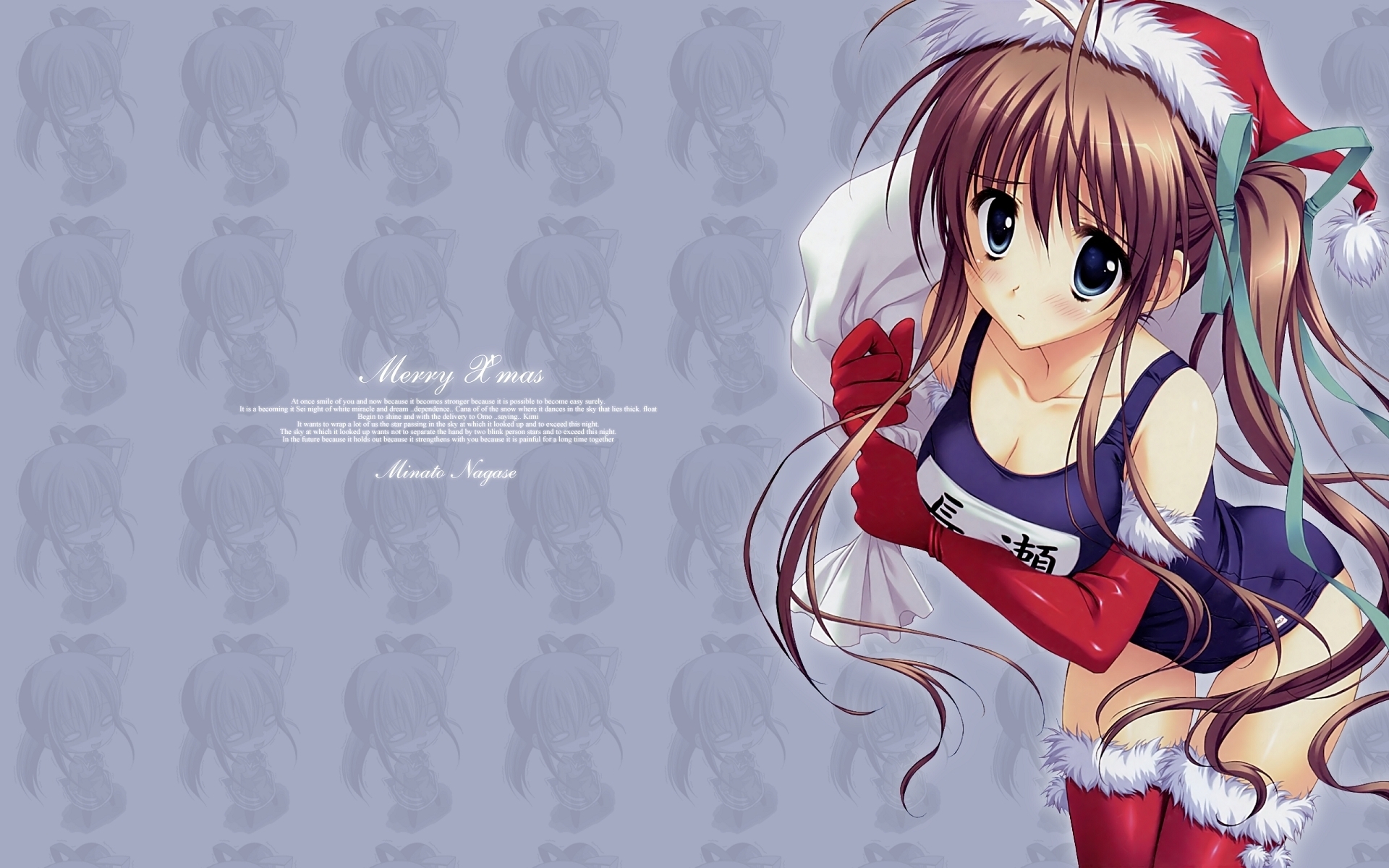 Christmas Anime Girl HD HD wallpaper
