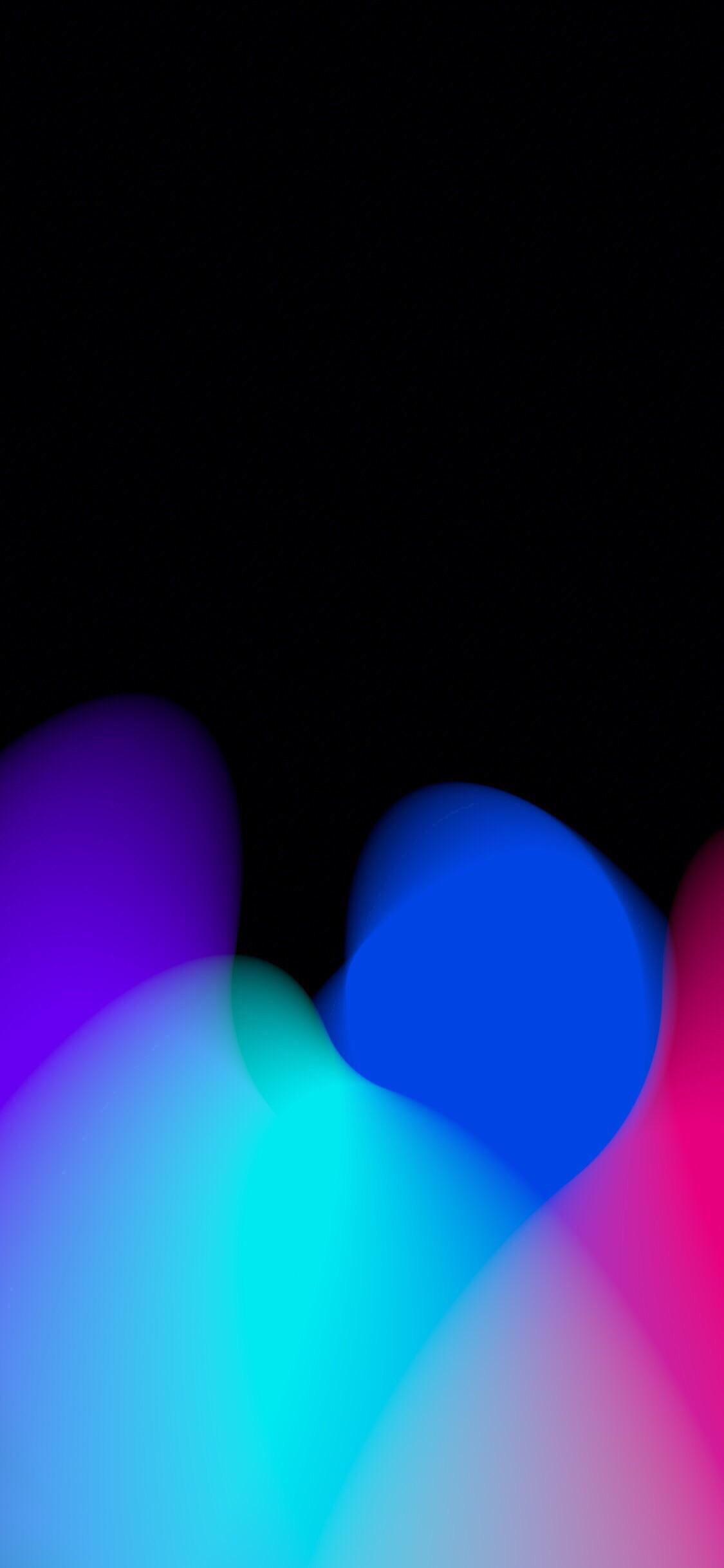 Siri colors (OLED). iPhone X Wallpaper X Wallpaper HD