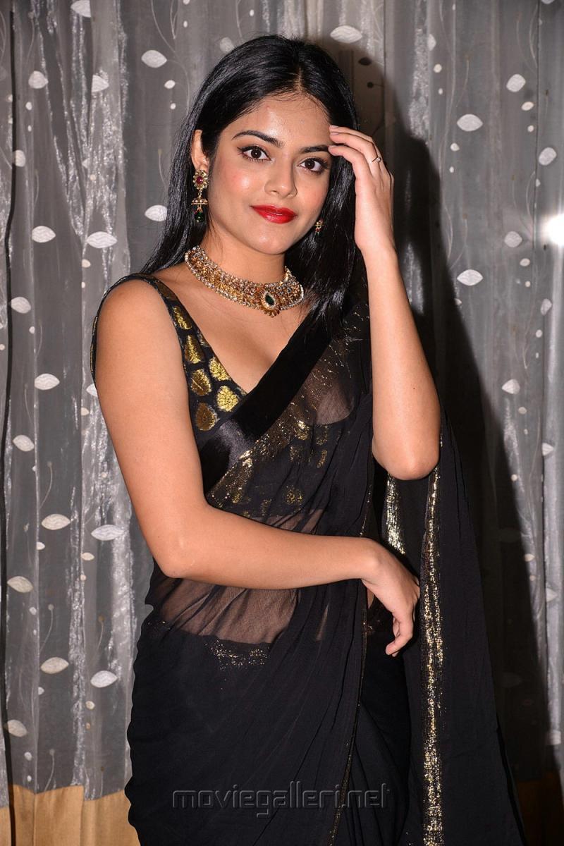Actress Riddhi Kumar Saree Photo Sobhan Babu Awards 2018