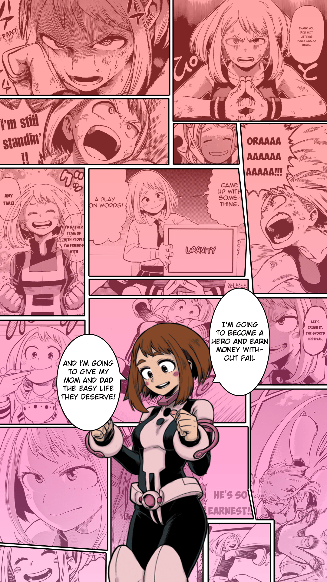 Ochako Uraraka Phone Background