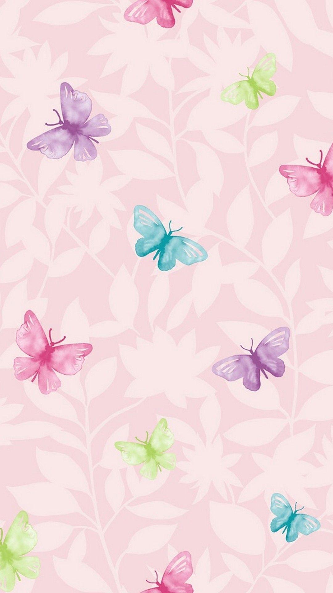 Wallpaper Pink Butterfly Mobile. Best HD Wallpaper. Butterfly wallpaper, Flower background wallpaper, Flower wallpaper
