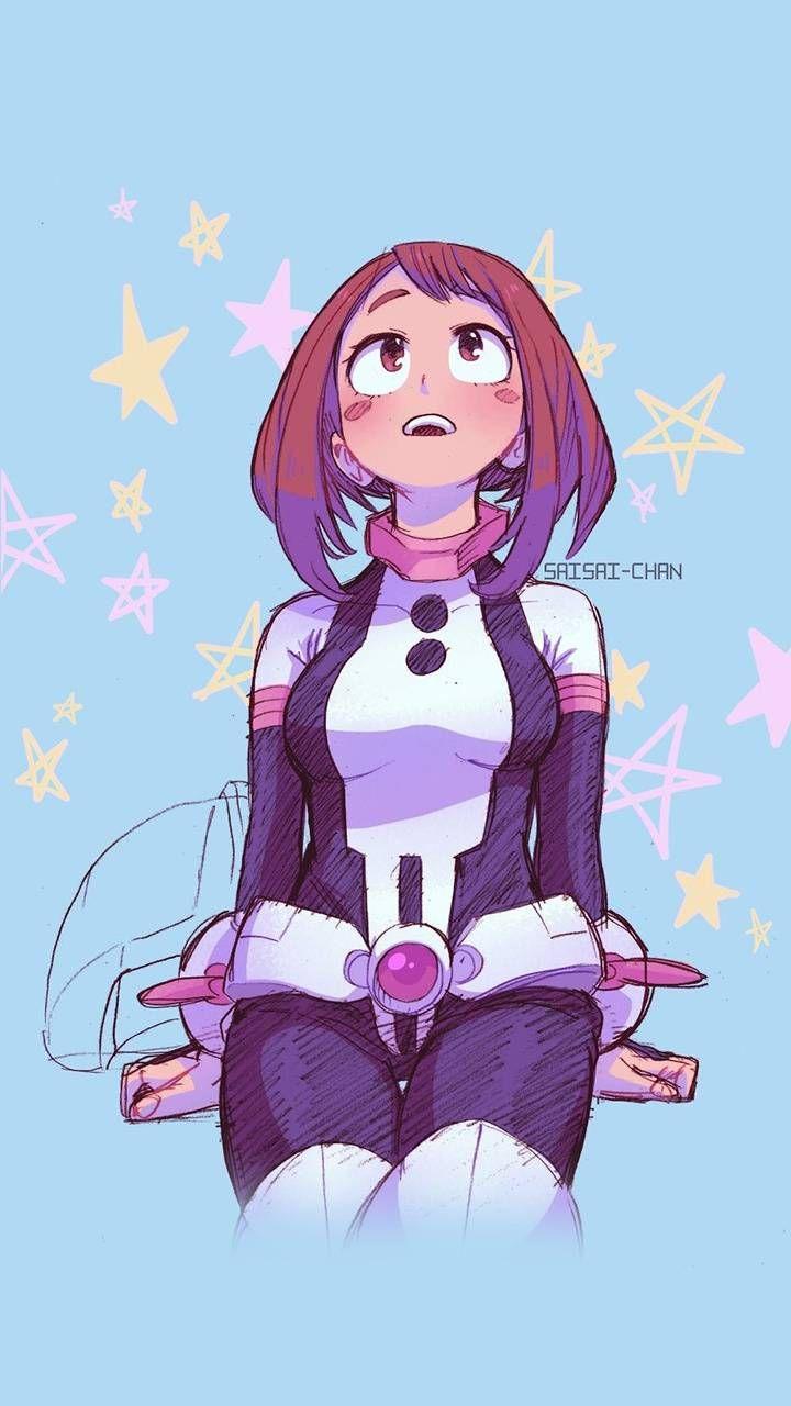 Download Surprised Uraraka Aesthetic Wallpaper  Wallpaperscom