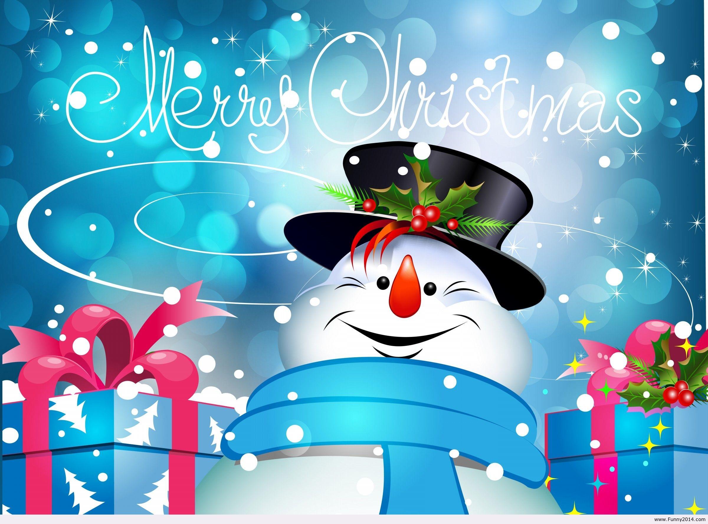 Cartoon Merry Christmas Wallpapers - Wallpaper Cave