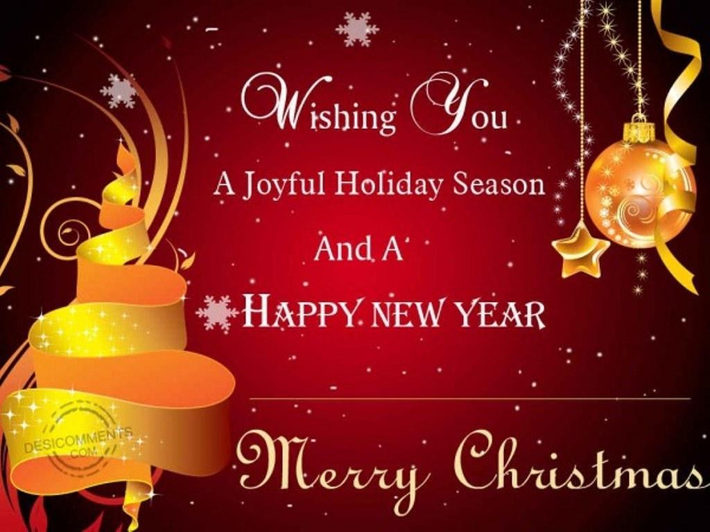Christmas Greetings New Year 2015 Wishes HD Wallpaper