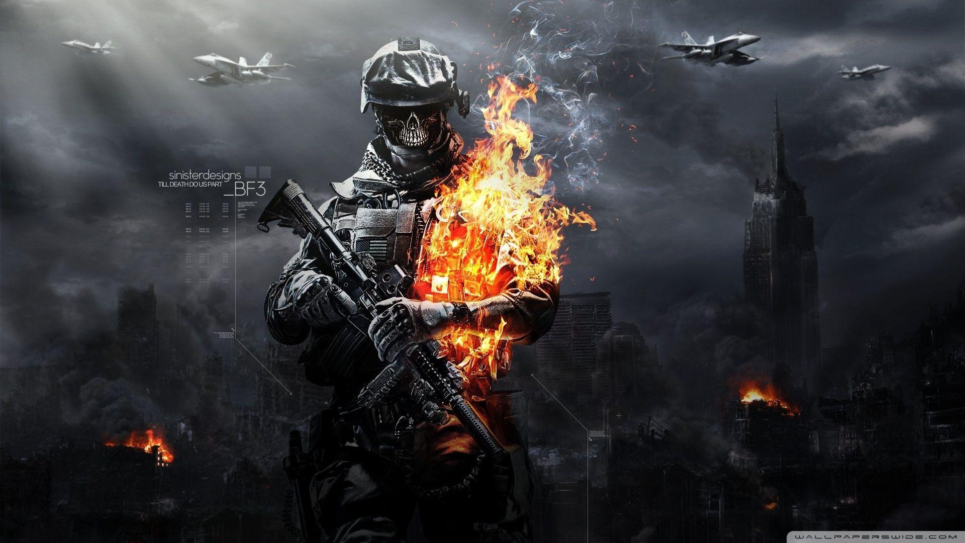 BF3 push harder. Best gaming wallpaper, Zombie wallpaper, Army wallpaper