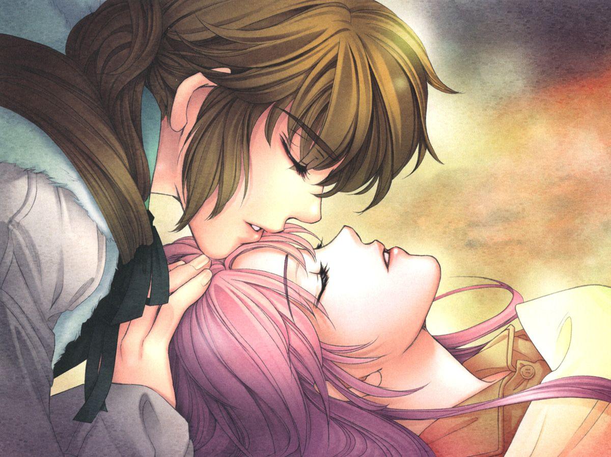 Kiss Anime Love HD Wallpaper Love Couple Cartoon