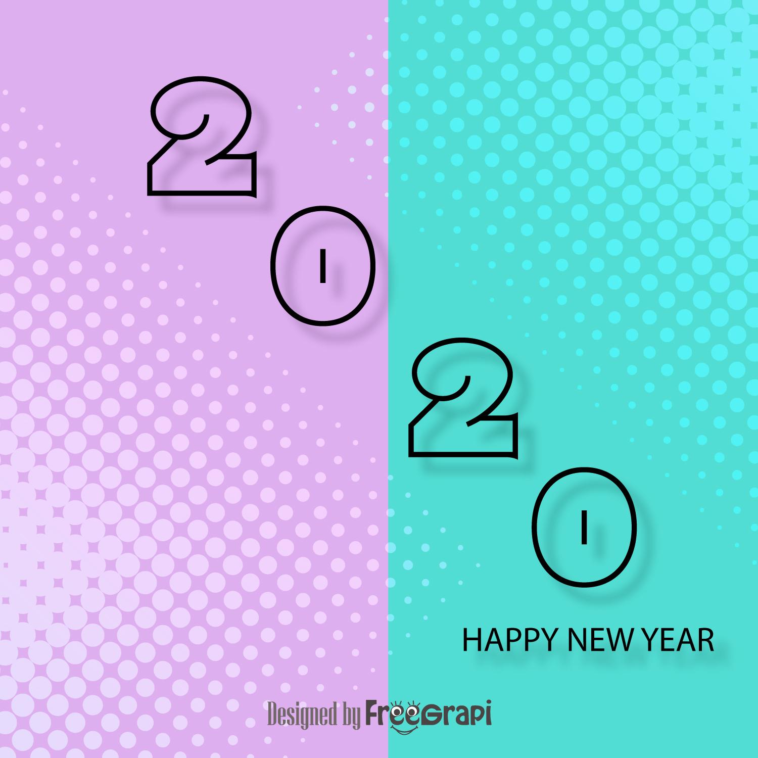 happy new year simple design Graphics Resource