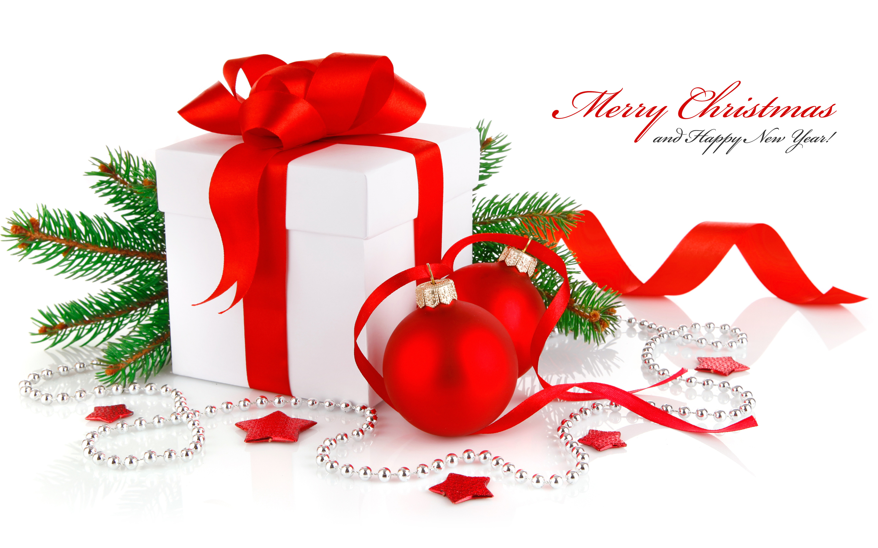 Merry Christmas And Happy New Year Picture HD Wallpaper