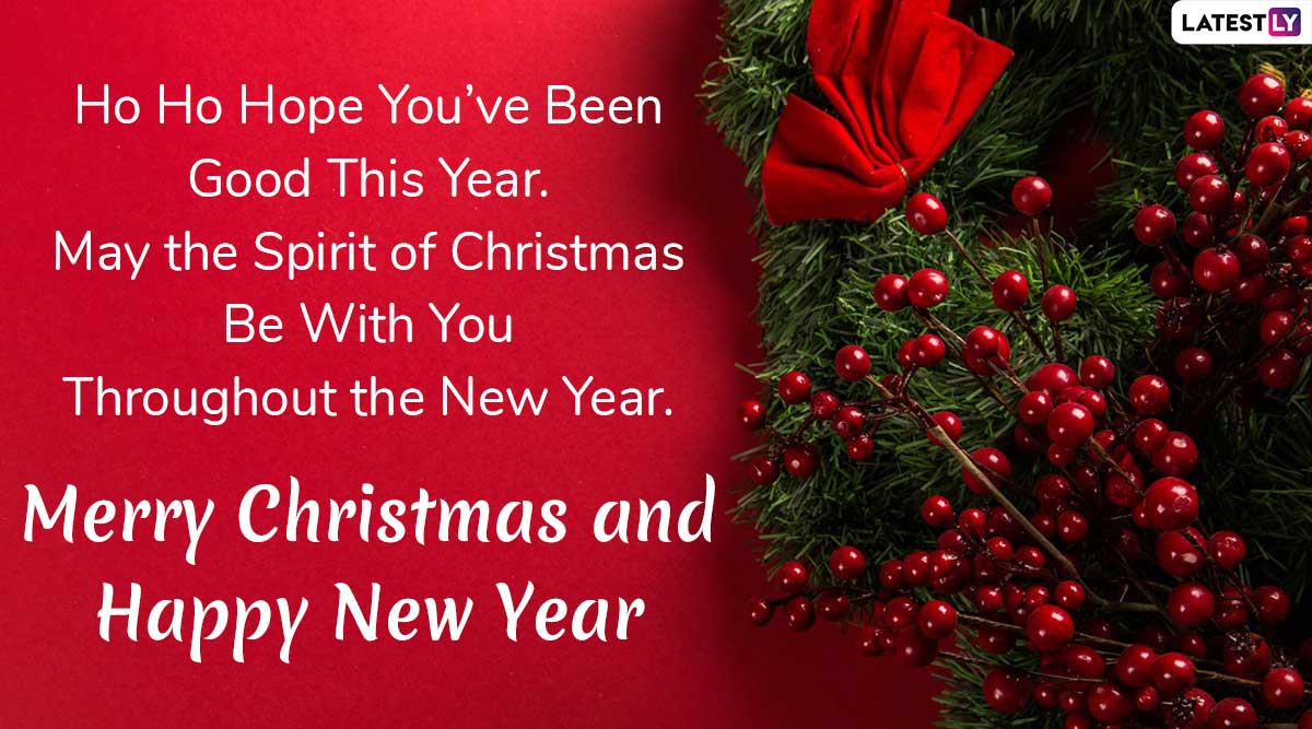 Merry Christmas and Happy New Year 2020 Wishes in Advance