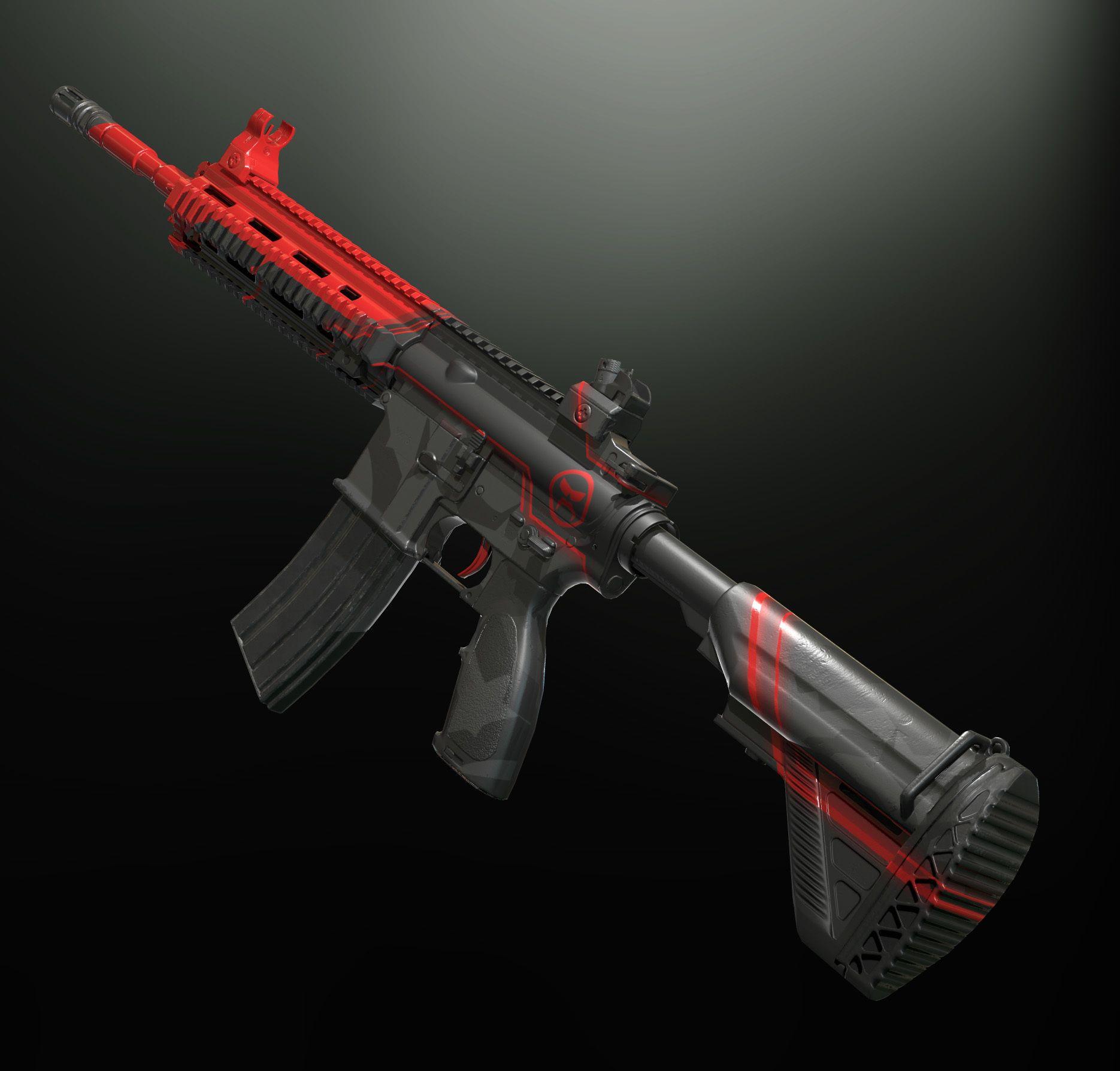 Pubg M416 Glacier Skin Logo - 4Share-Kawan