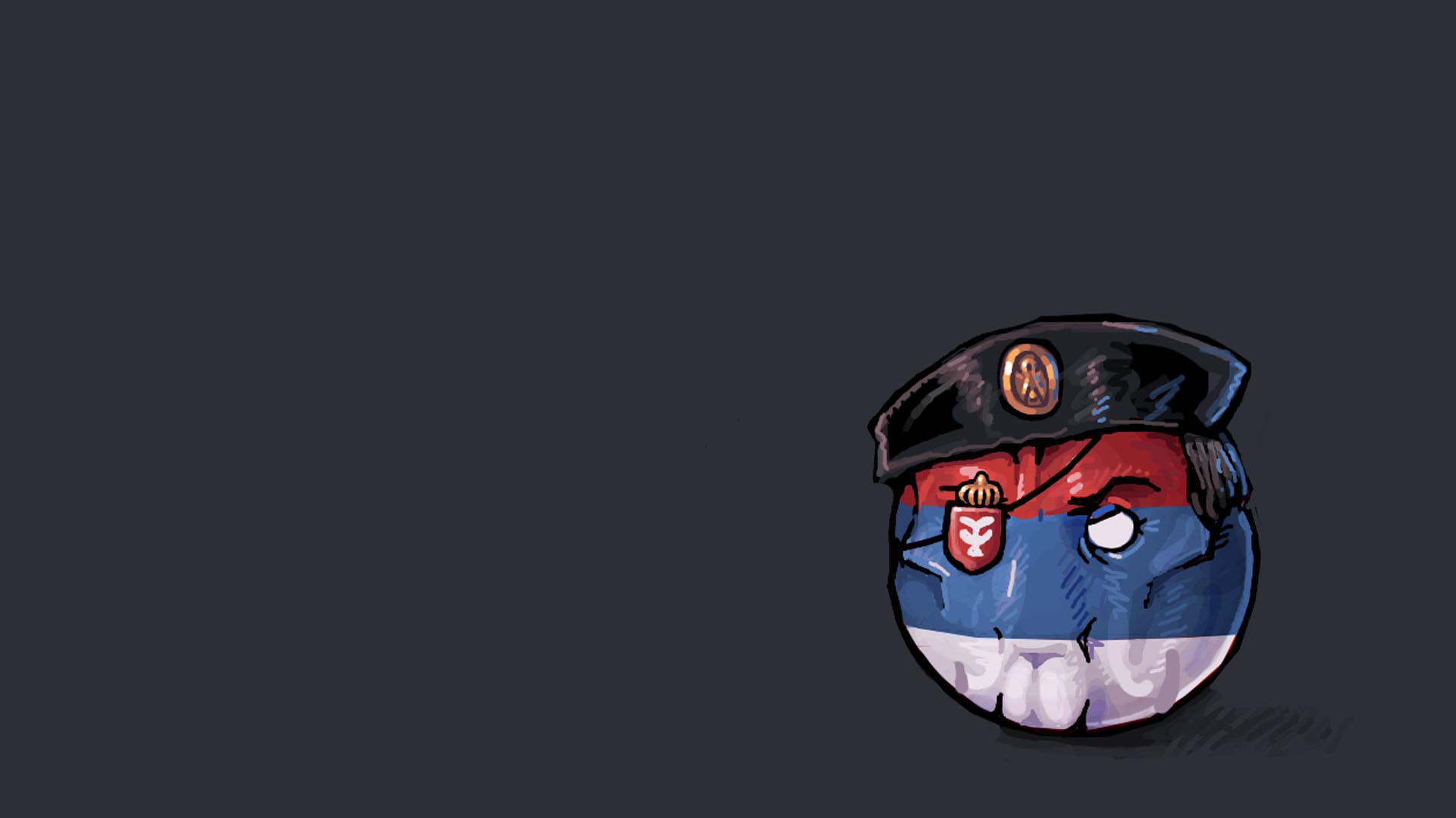 Polandball Wallpaper (by Reddit User NorwayBernd)