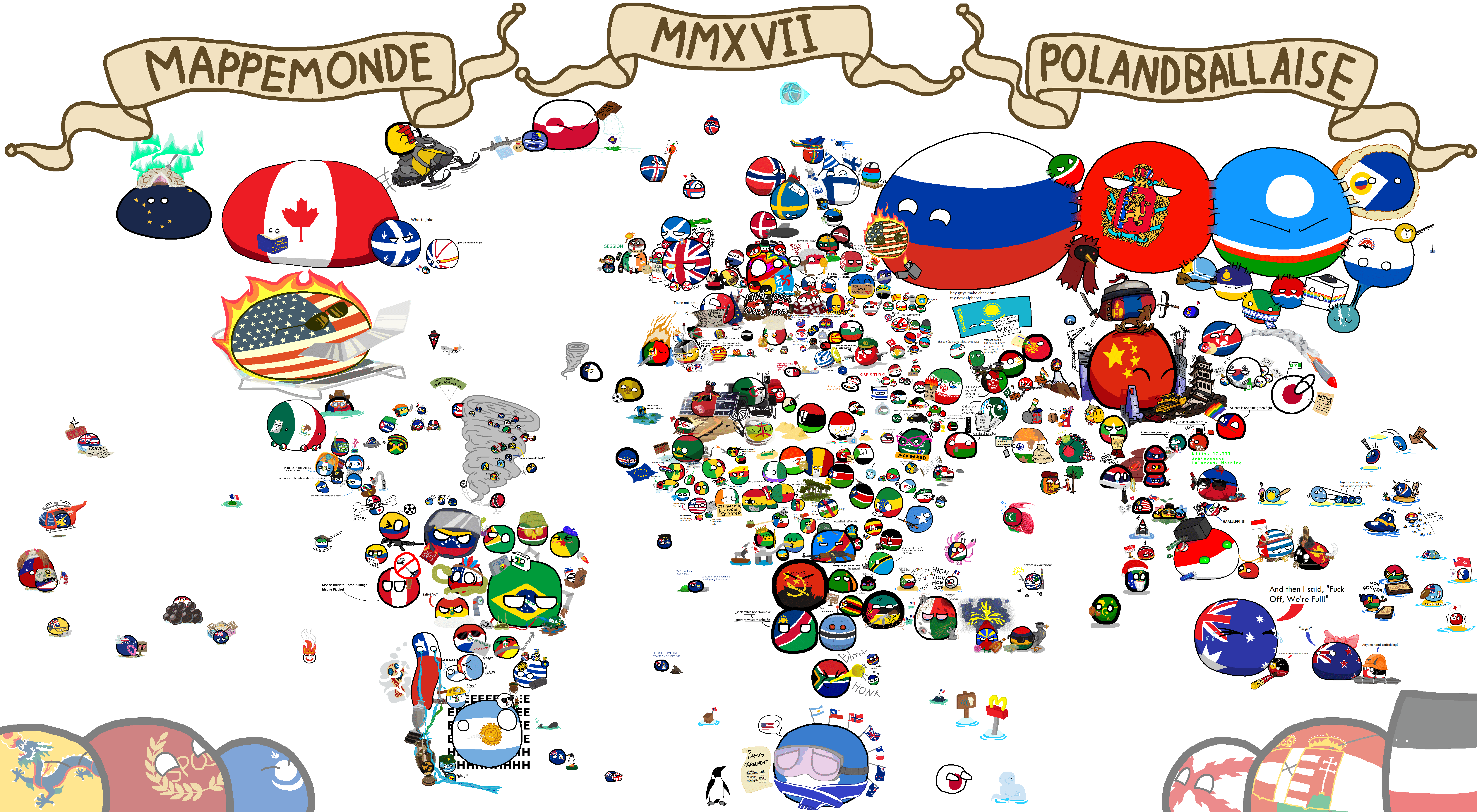 Well Defined Countryballs World Map 2019 Polandball World
