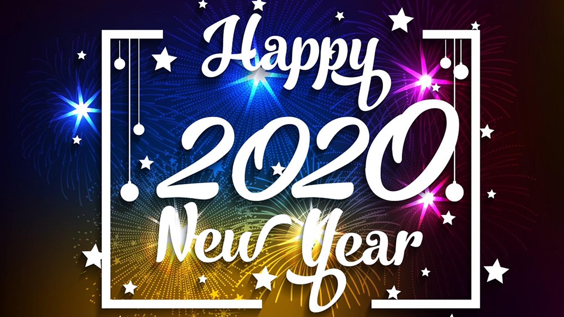 Happy New Year 2020 HD Wallpaper 45551