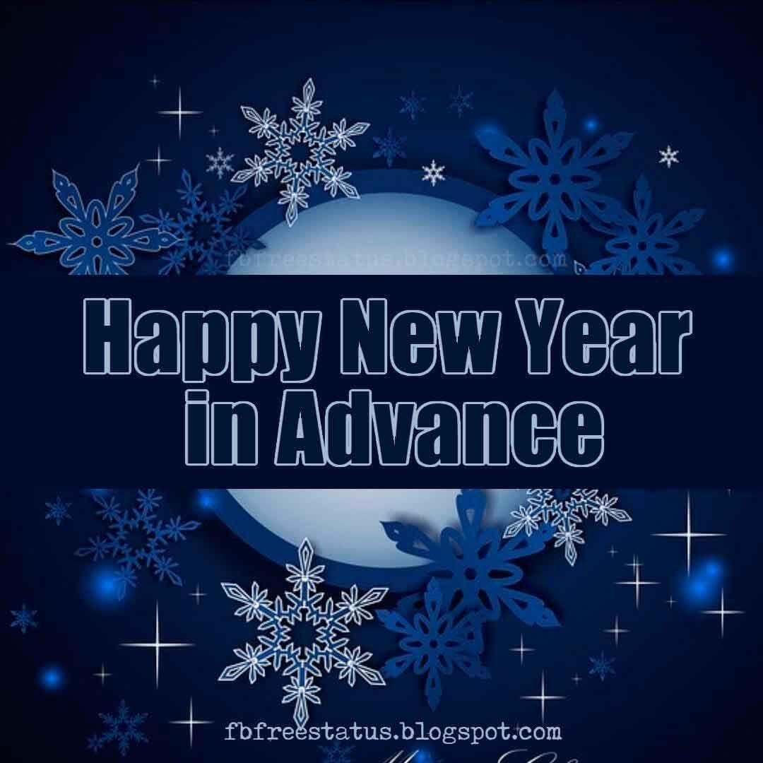 Advance Happy New Year Image, Wishes and Quotes. Happy new