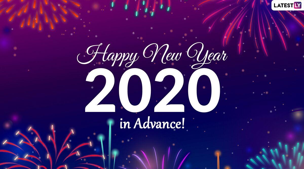 Happy New Year 2020 Wishes in Advance: WhatsApp Sticker