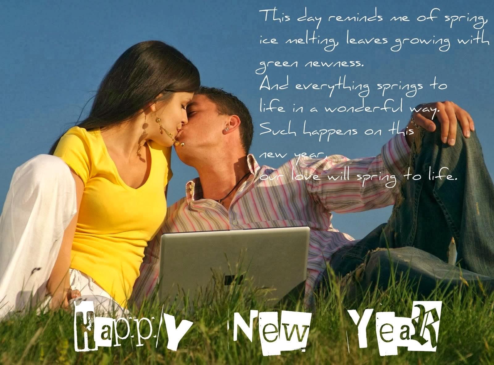 Romantic 2015 New Year Greeting Photo, Girls, Lovers