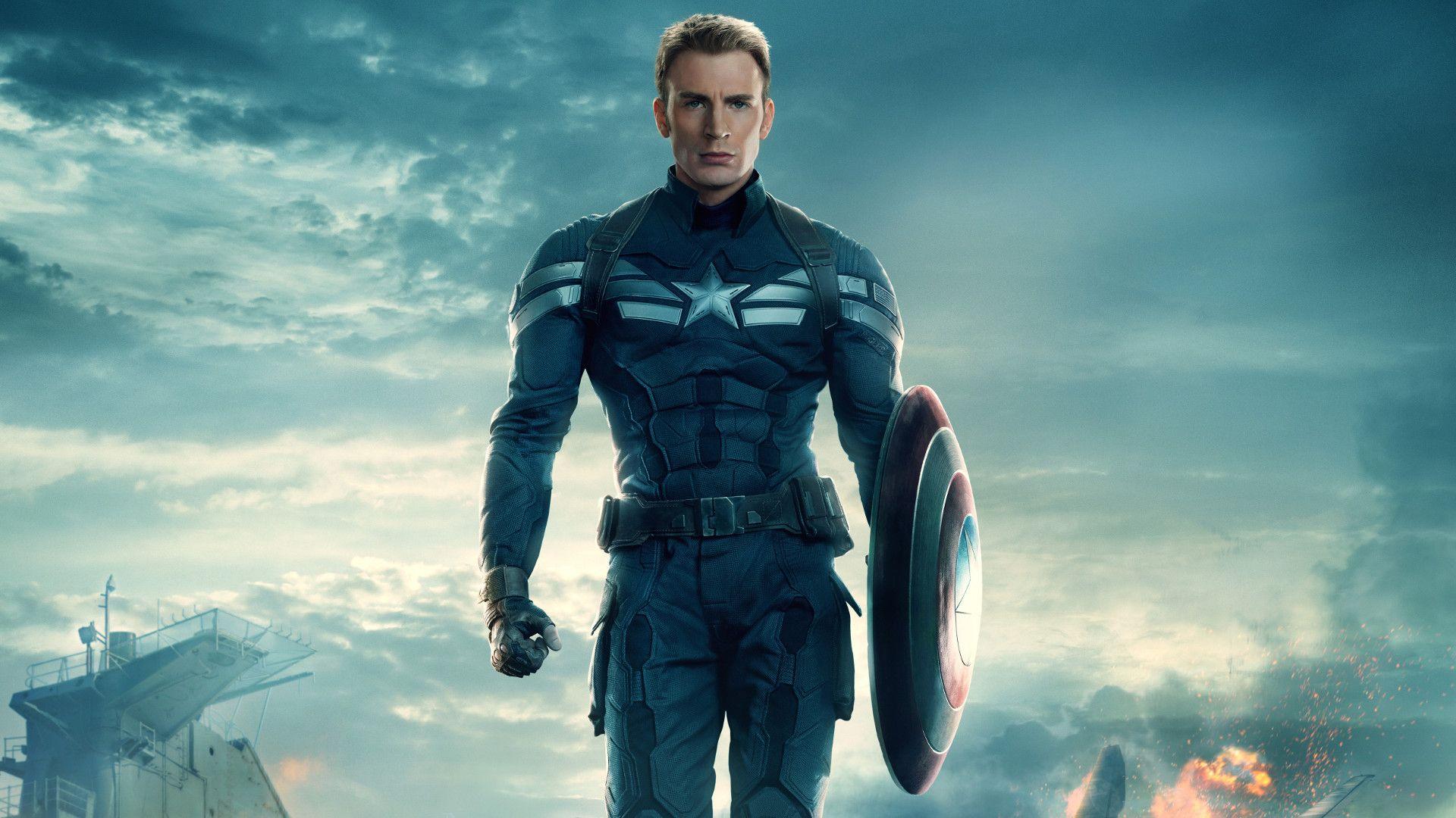 Captain America Chris Evans Desktop Wallpaper 4k