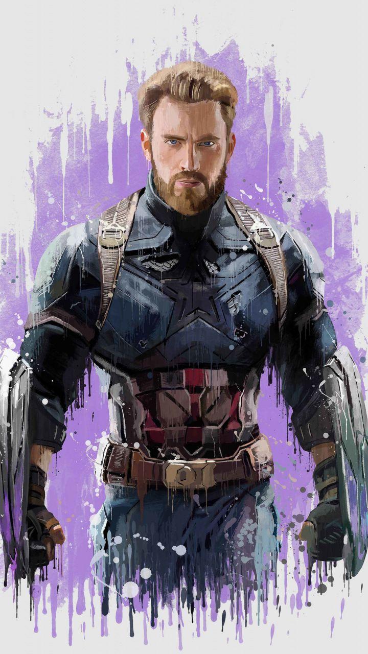 Download 720x1280 wallpaper Captain America, Avengers