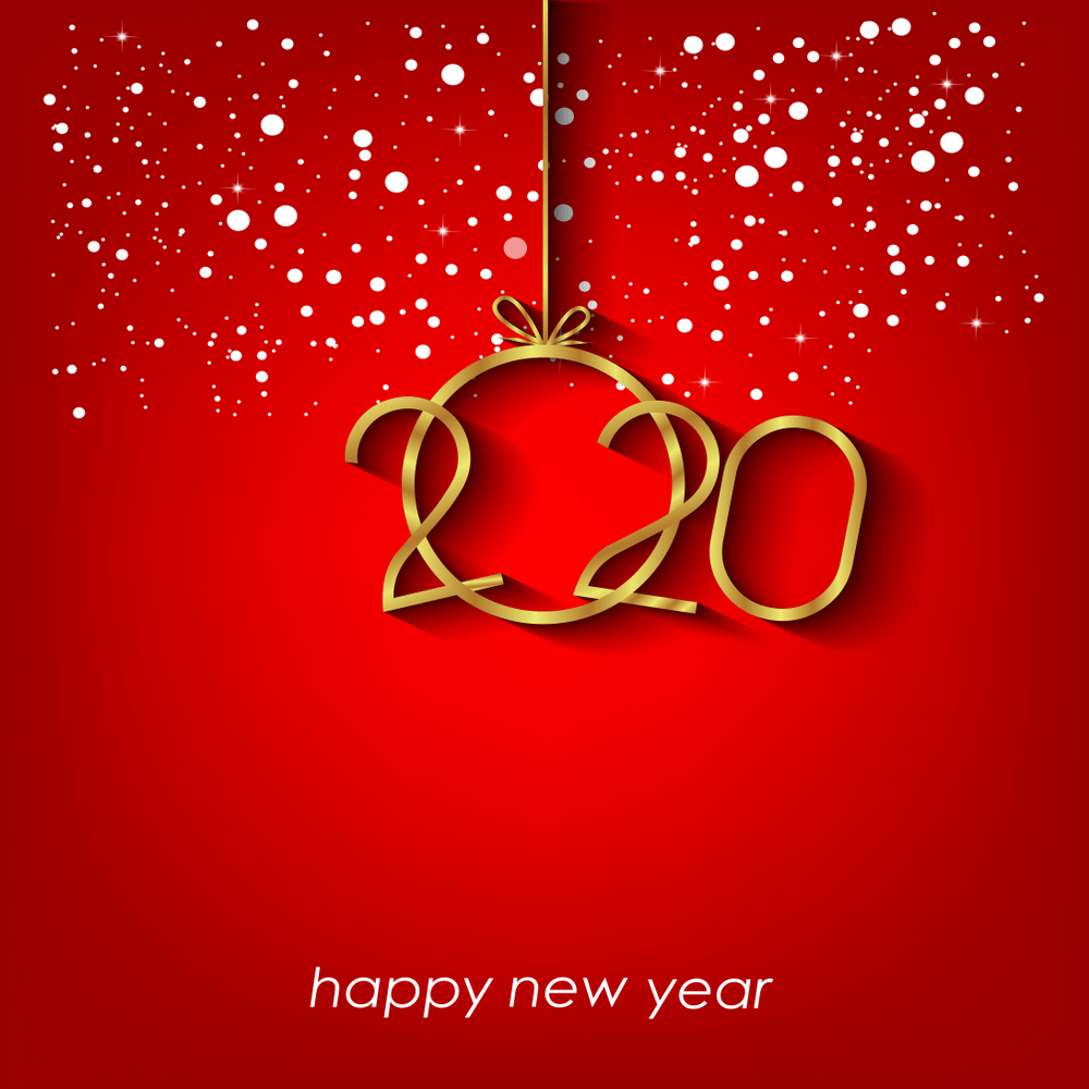 Happy New Year 2020 Wallpaper, Background Image Ideas