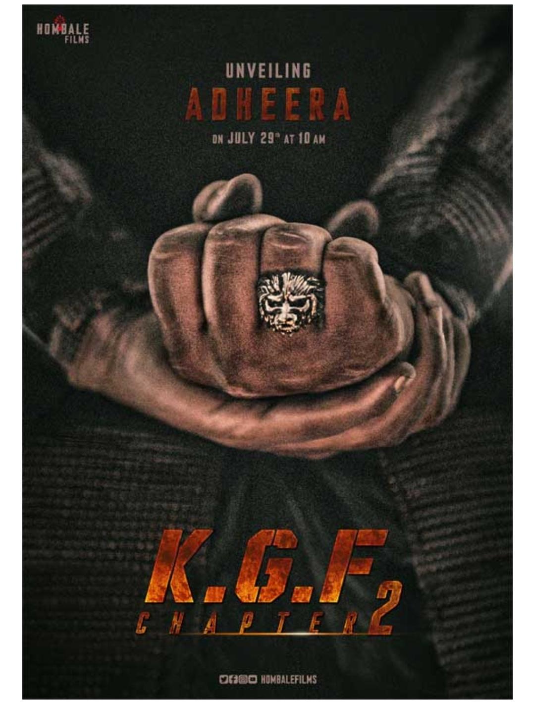 KGF2 Latest Update And Introducing Adheera Character
