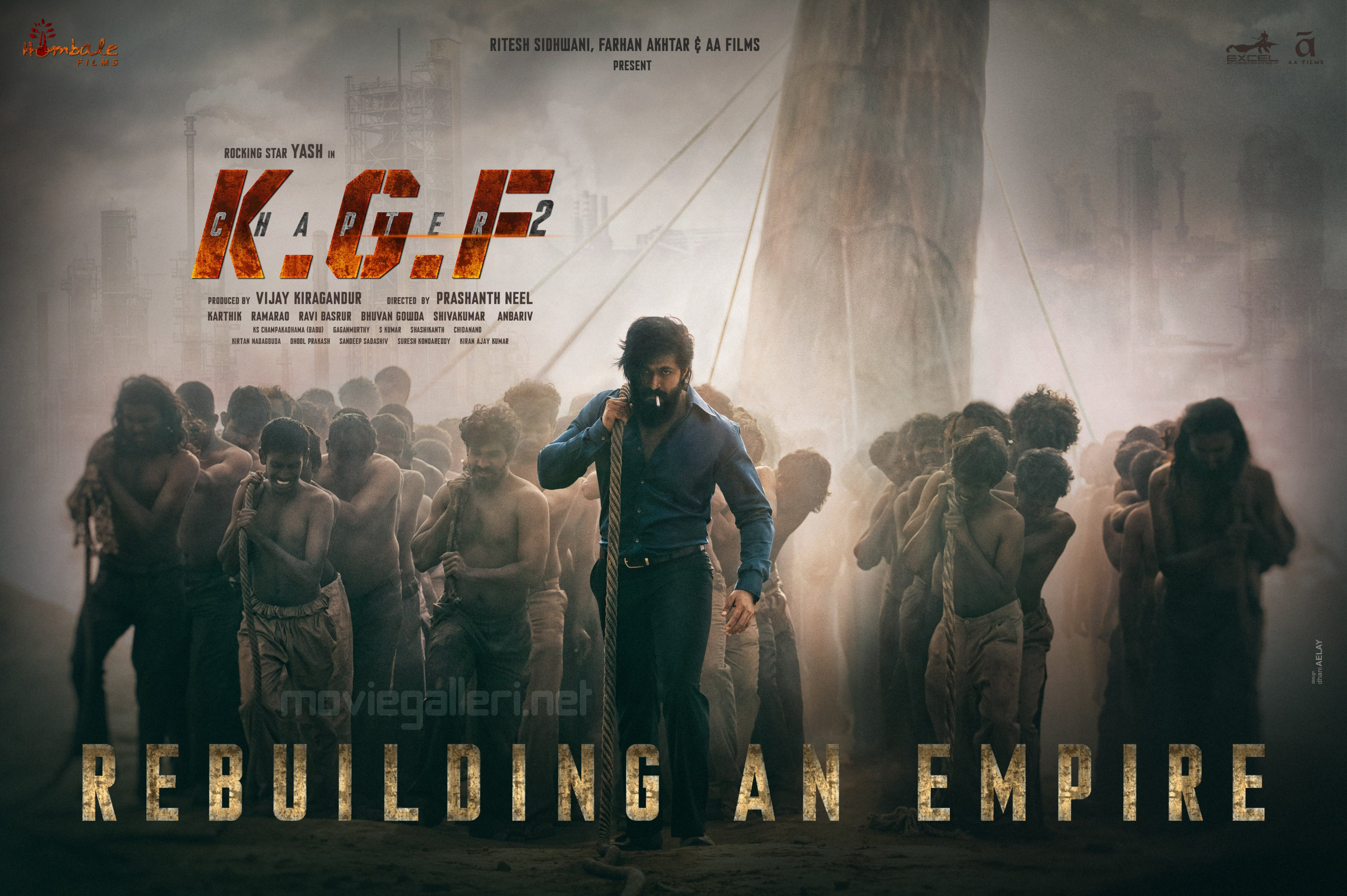 Yash KGF Chapter 2 First Look Poster HD. New Movie Posters