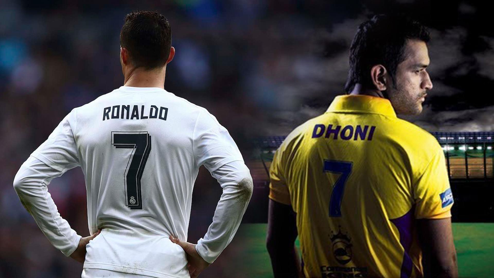 A tale of two special No.7 Ronaldo and MS Dhoni