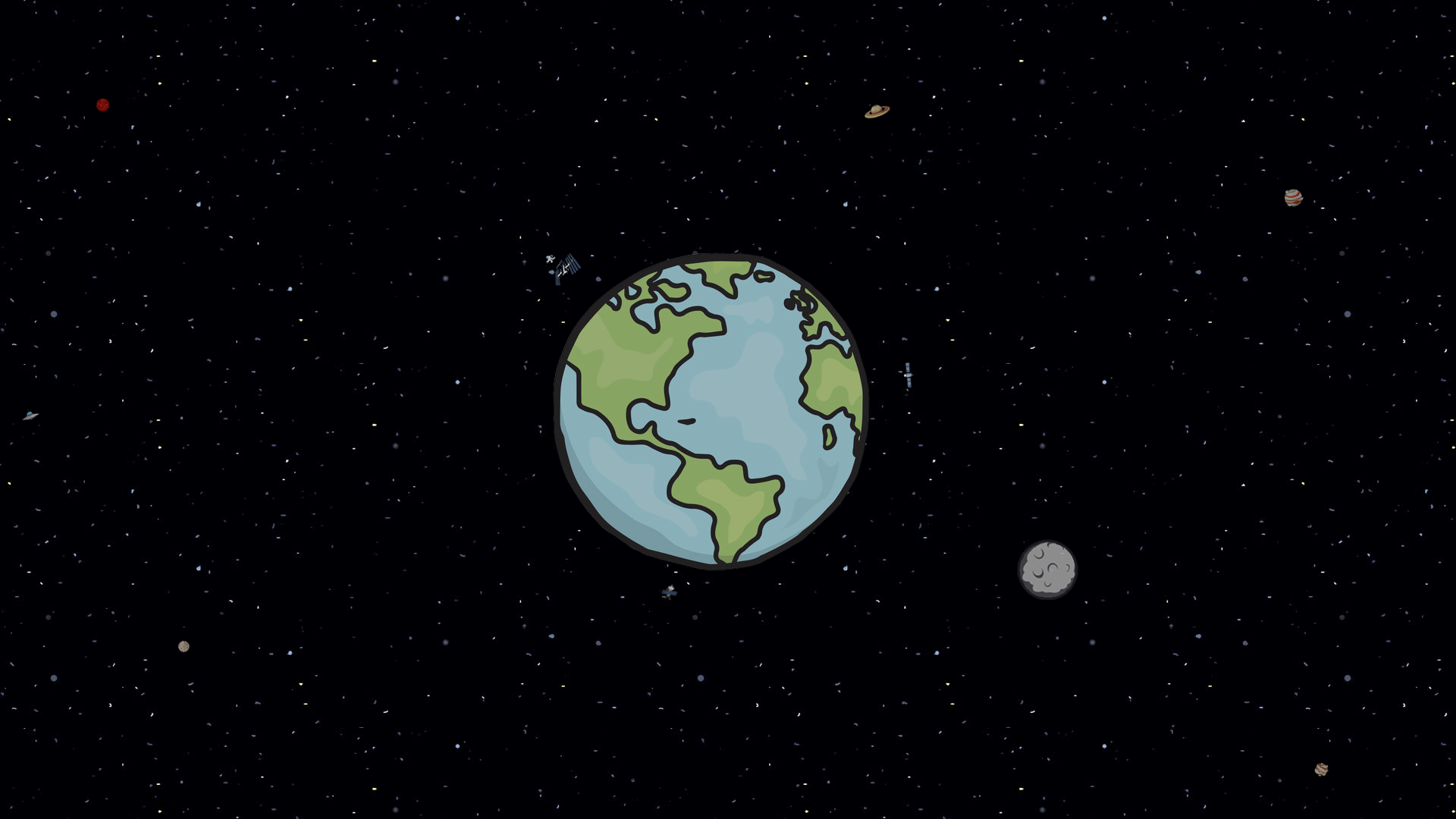 Cartoon Earth Wallpaper Free Cartoon Earth