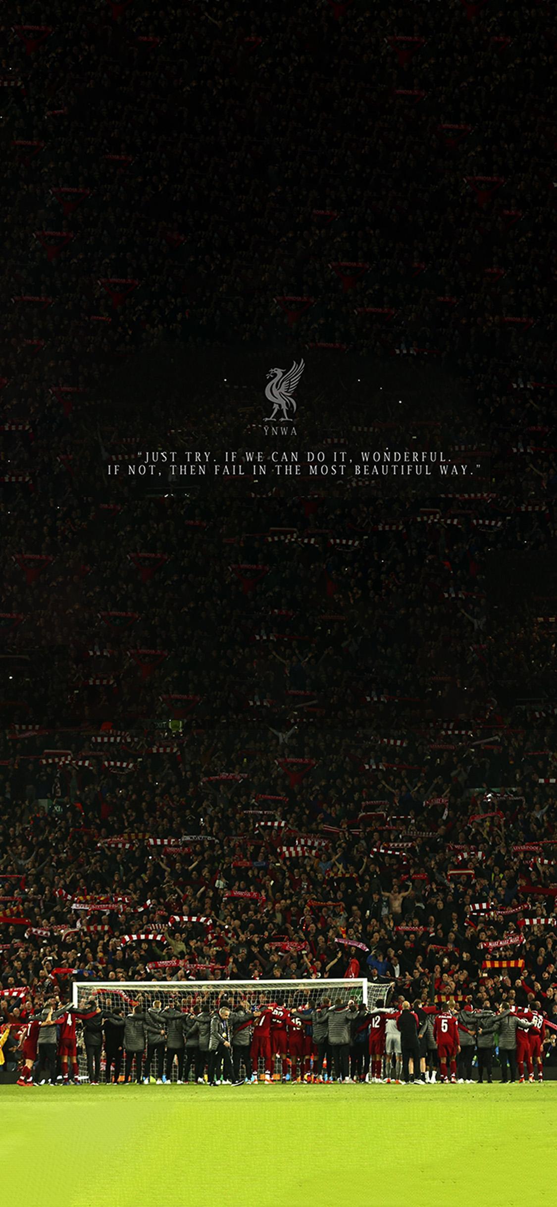 Turned my wallpapers into a phone version : LiverpoolFC