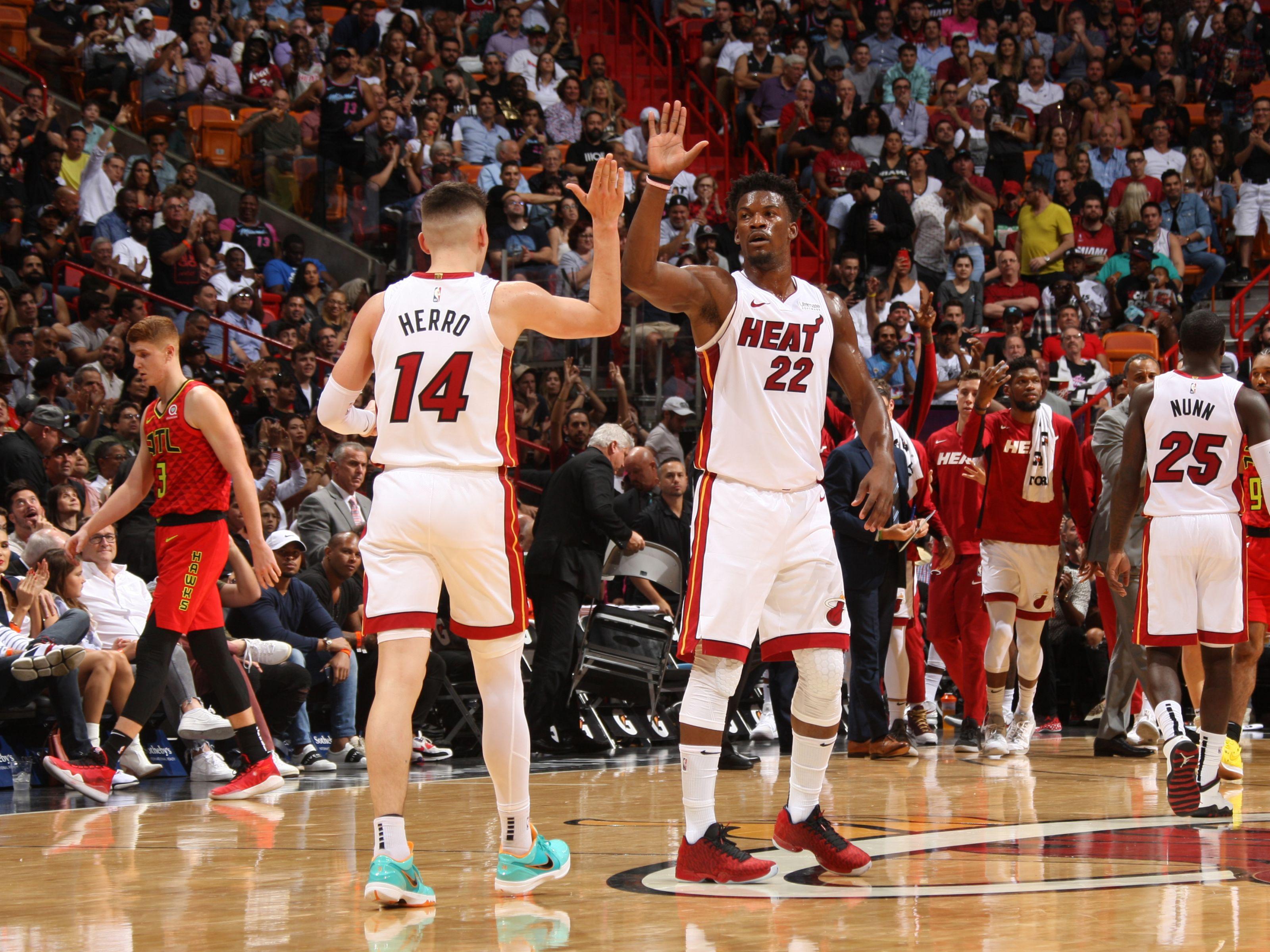 Miami Heat: Lovefest between Jimmy Butler and Tyler Herro is.