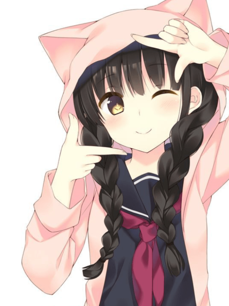 Cute anime school girl. Anime, Anime school girl