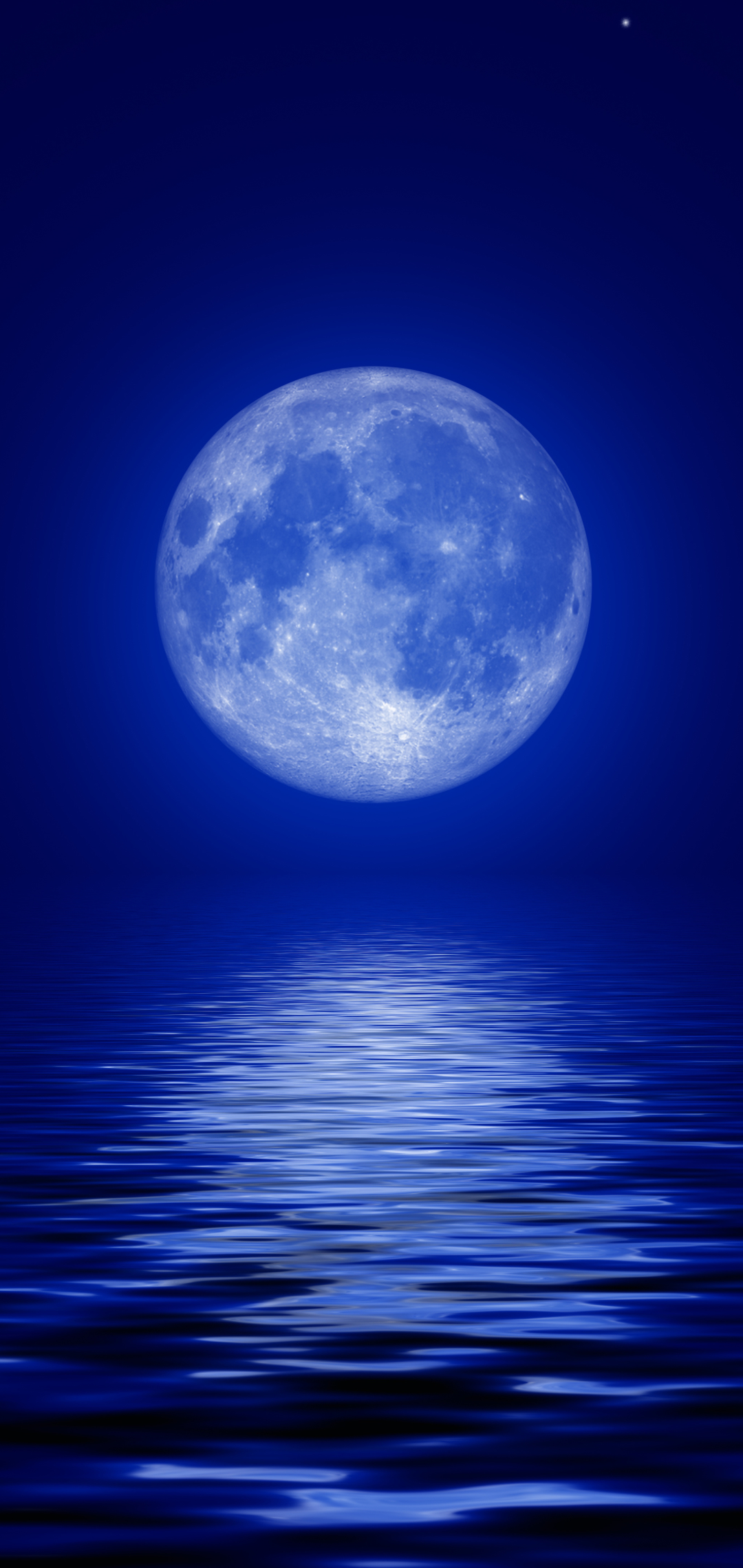 Artistic Moon (1080x2280) Wallpaper