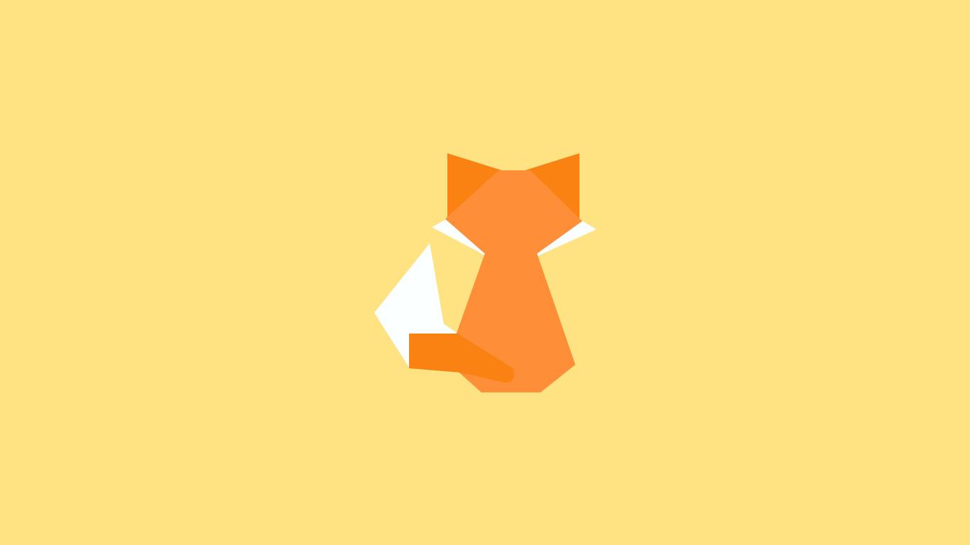 minimalism cat fox Wallpaper HD / Desktop and Mobile