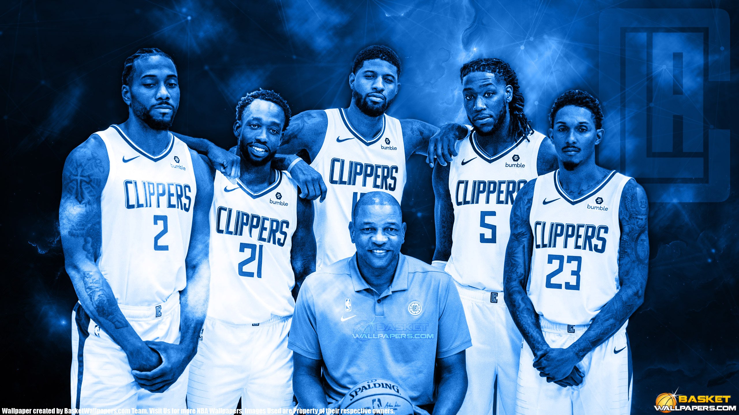 LA Clippers 2019 2560×1440 Wallpapers