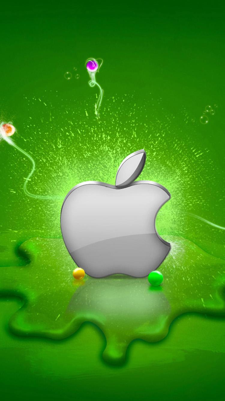 HD apple logo green wallpapers | Peakpx