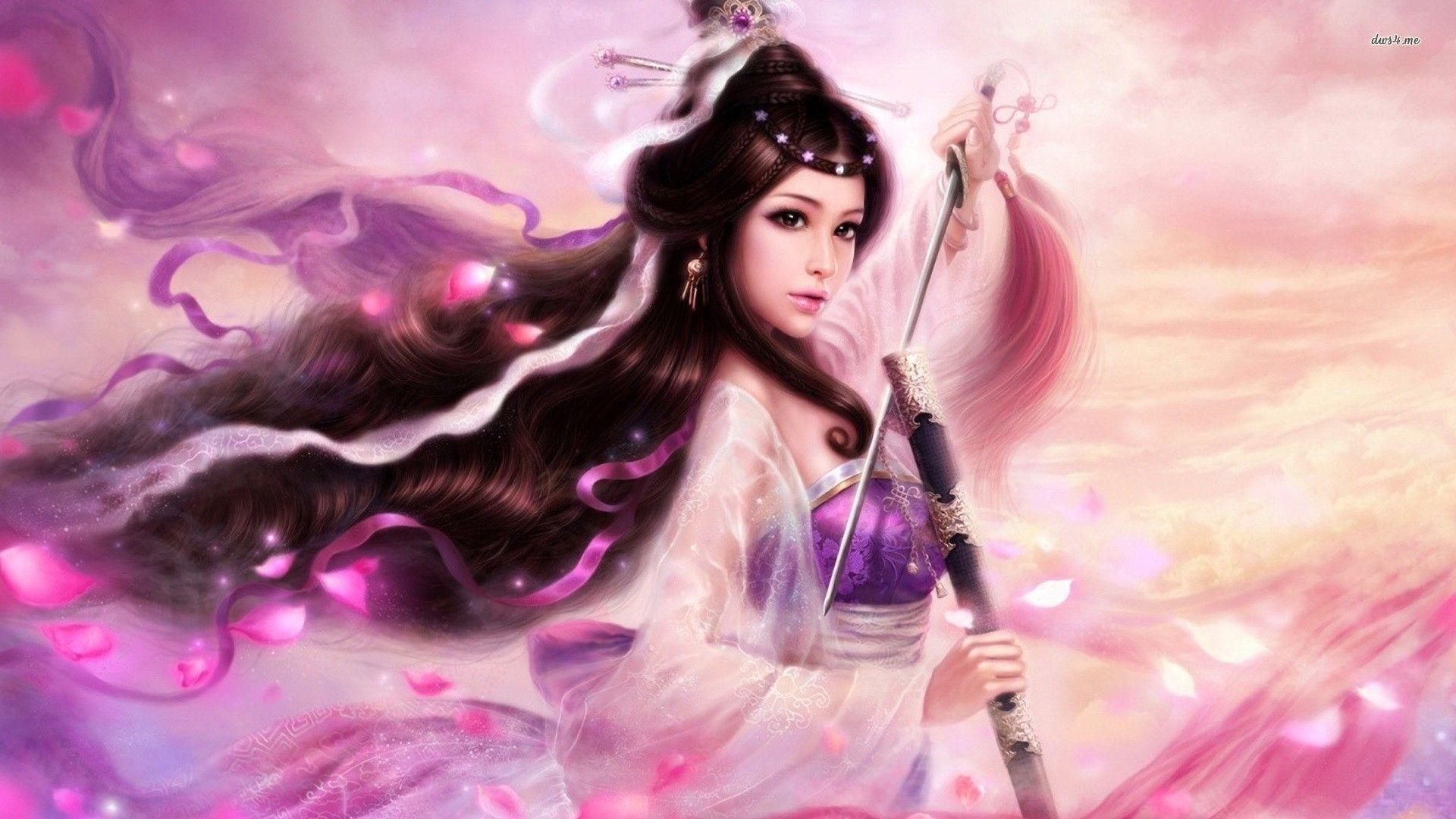 Princess Fantasy Girl Art, HD Wallpaper & background