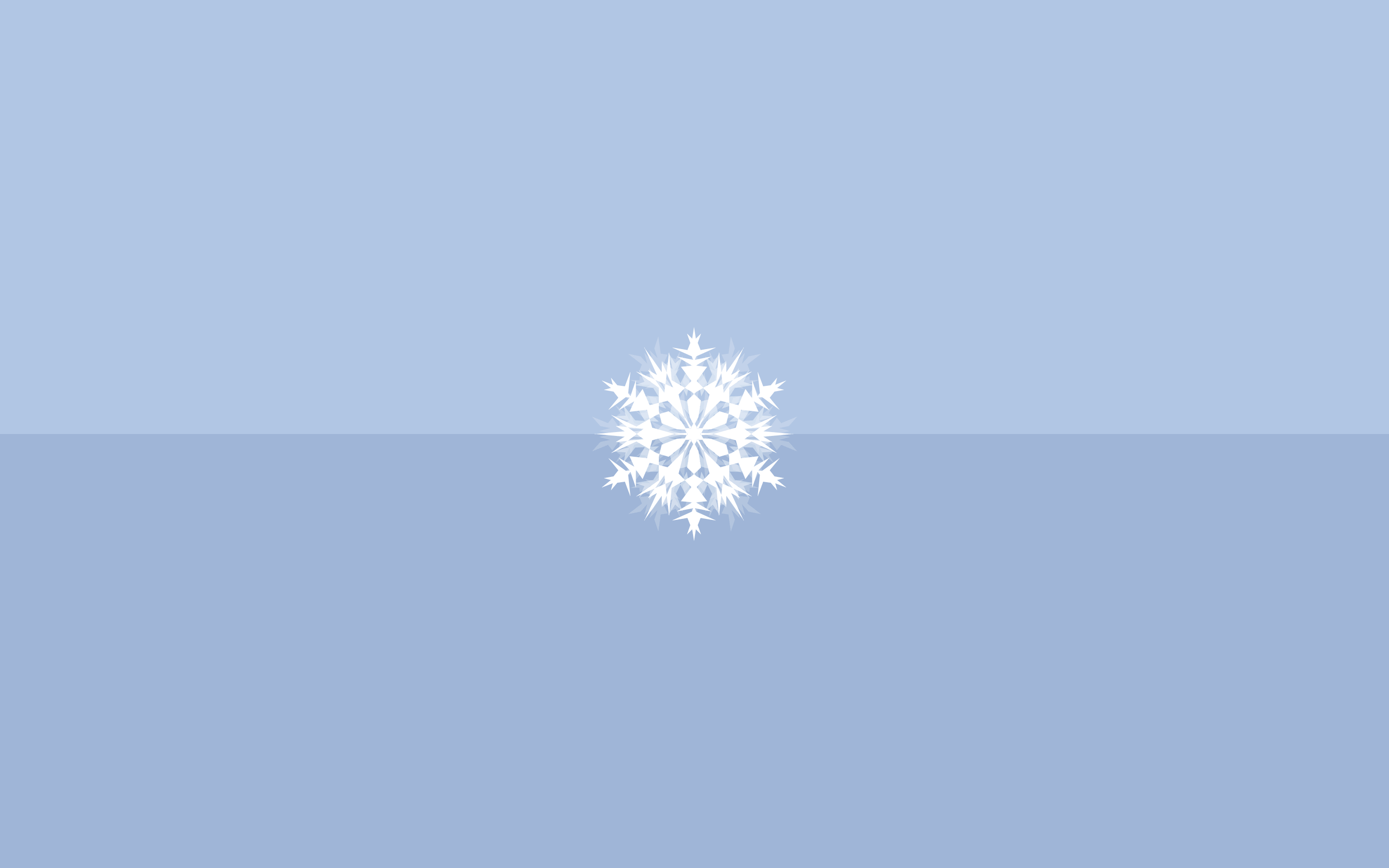 winter theme + snowflake. Simple phone wallpaper