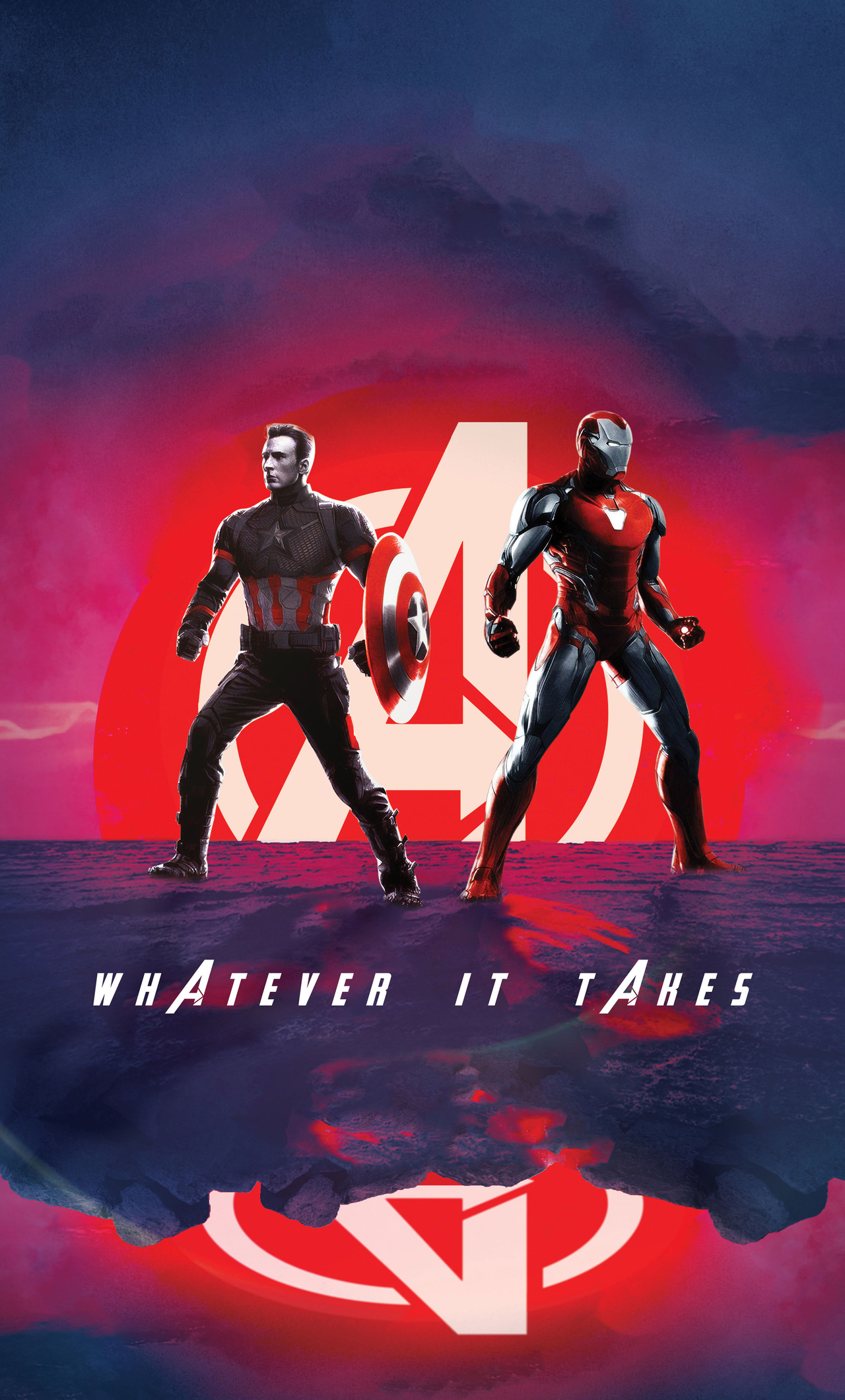 Avengers Endgame Tony And Captain America Iron Man