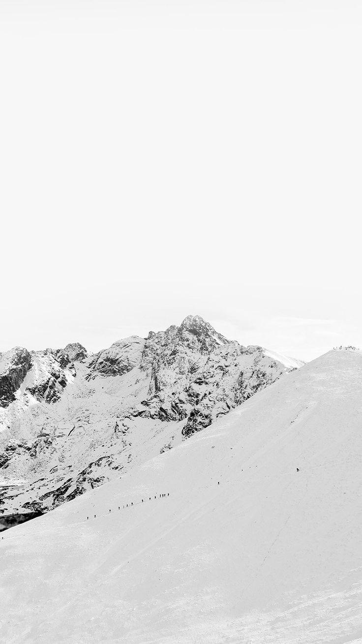 Image result for black and white mountains wallpaper minimalist snow. Snow wallpaper iphone, White wallpaper for iphone, iPhone 5s wallpaper