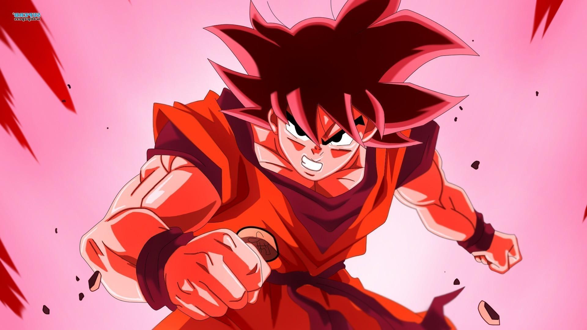 Goku SSB Kaioken Desktop Wallpapers - Wallpaper Cave