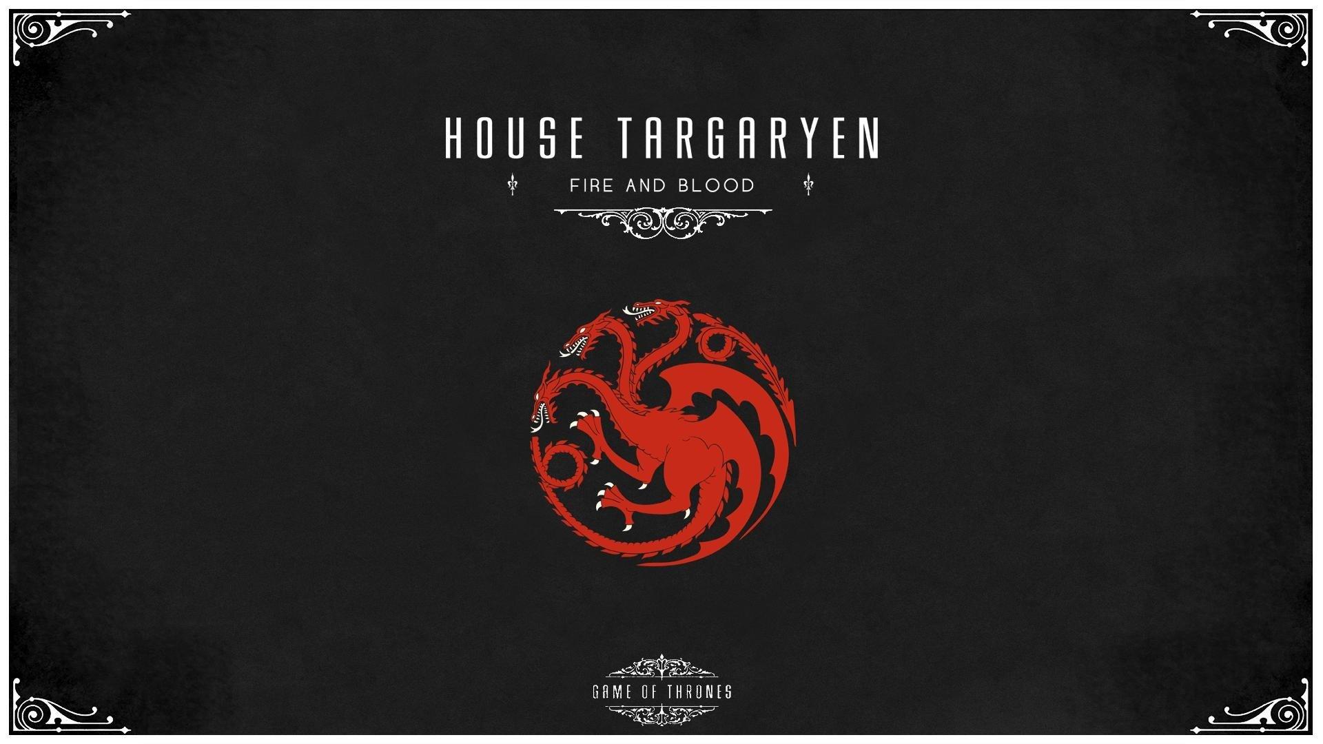 Game of Thrones House Targaryen free desktop background