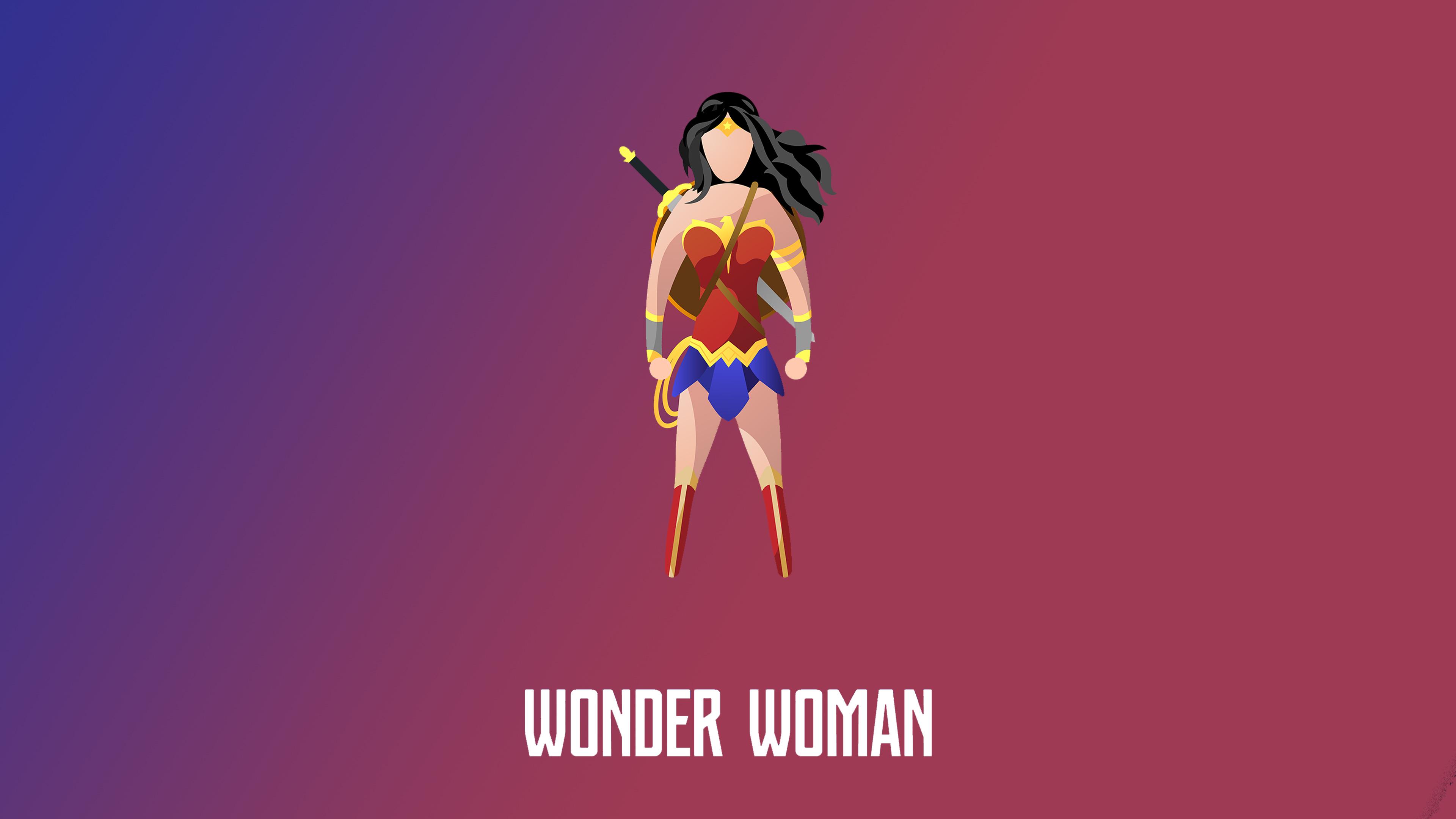 Wonder Woman Illustration 4k Laptop HD HD 4k