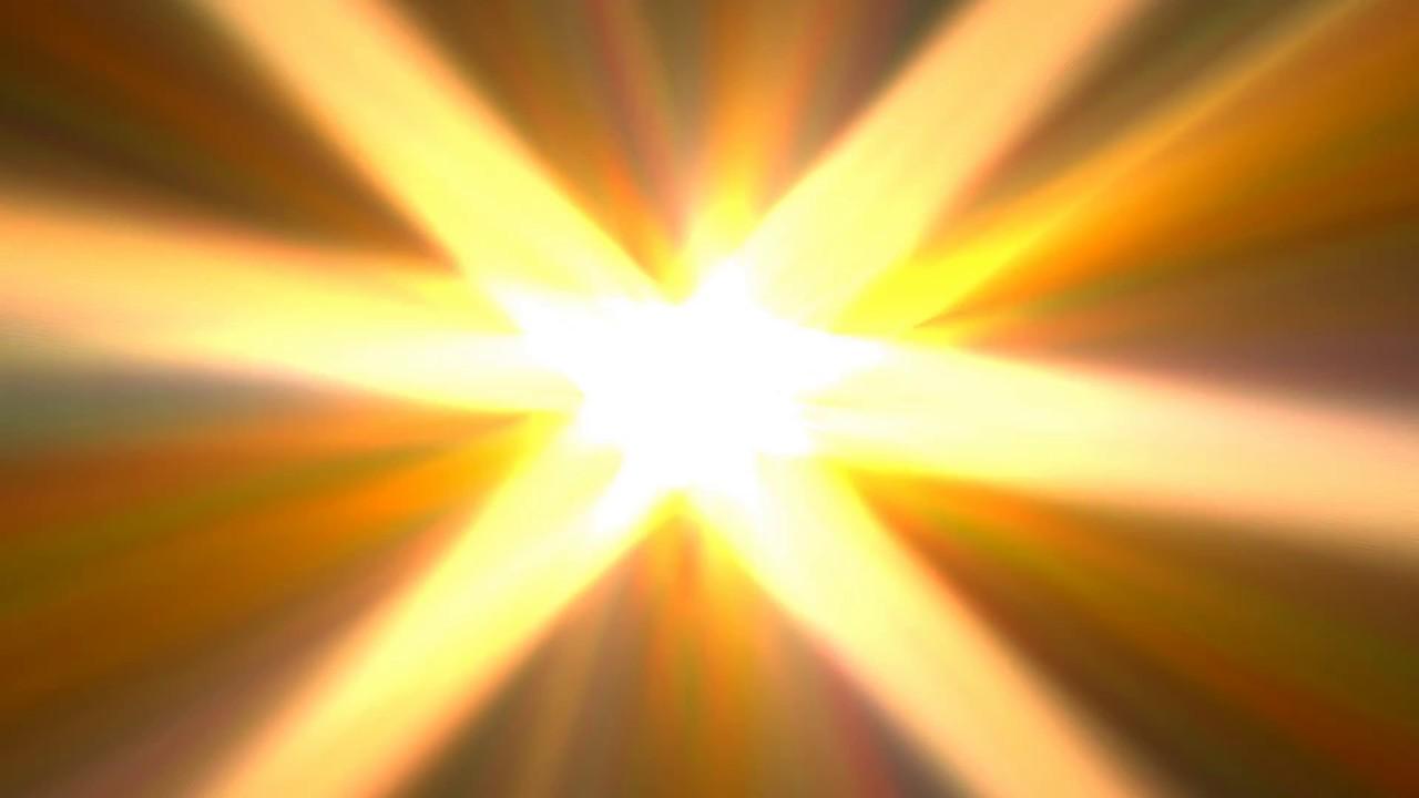 4K FREE Motion Background. Shining Sun Rays. Light Leaks Matte Effect
