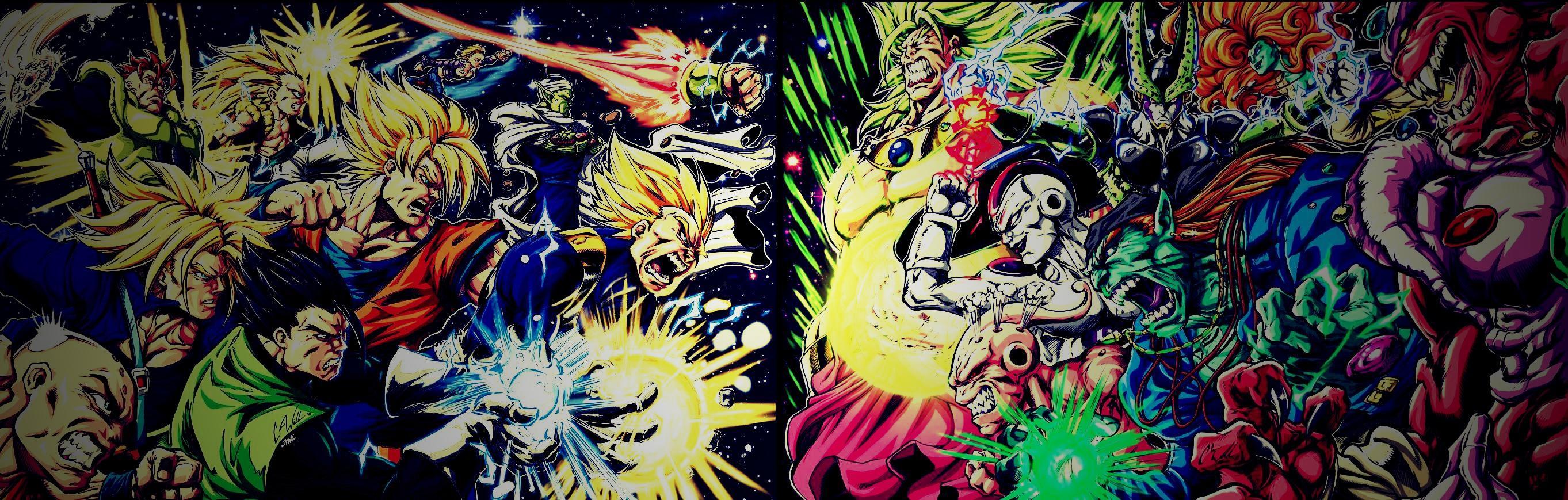 DBZ Saiyans vs Enemies All Characters HD Wallpaper Wallpaper HD