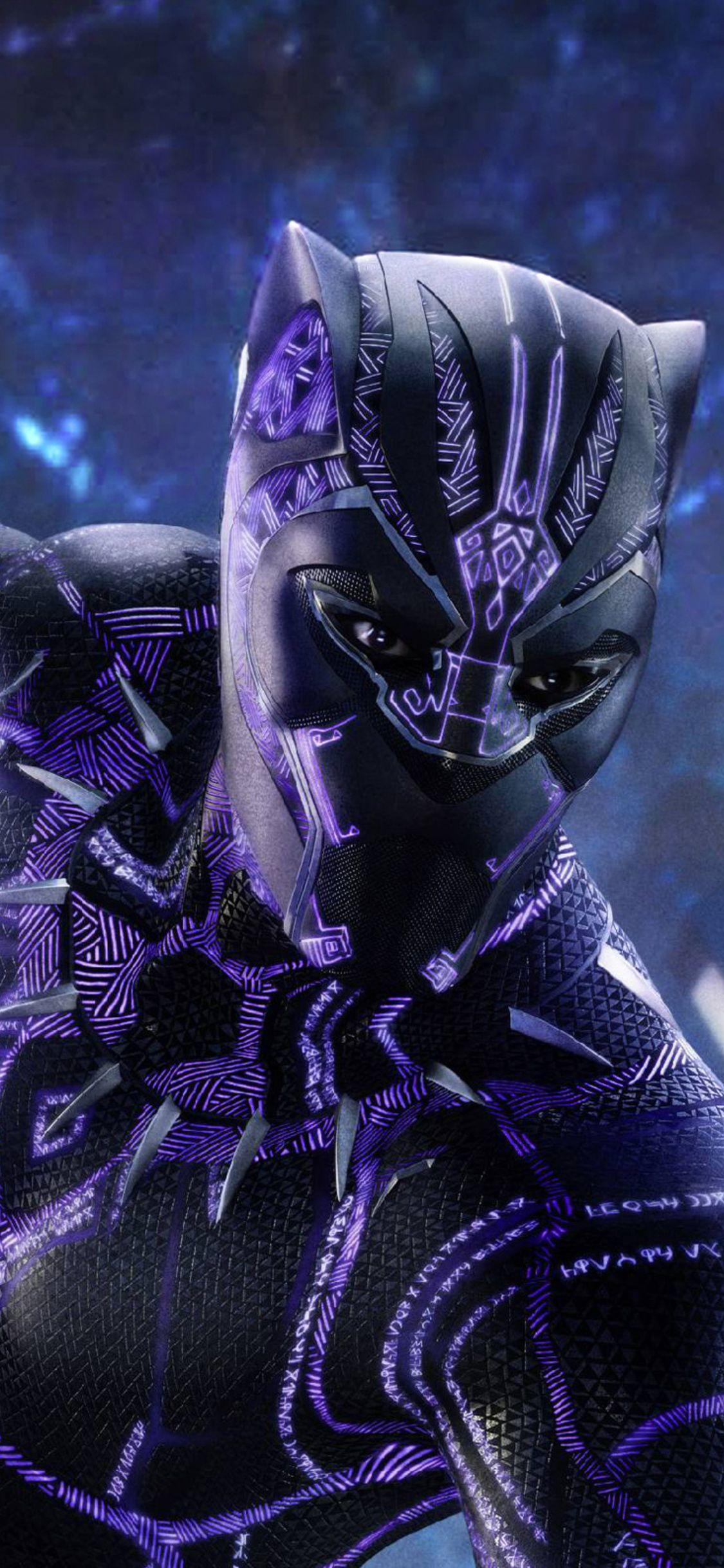 Black Panther in Purple Colour | Black panther marvel, Black panther,  Marvel spiderman art