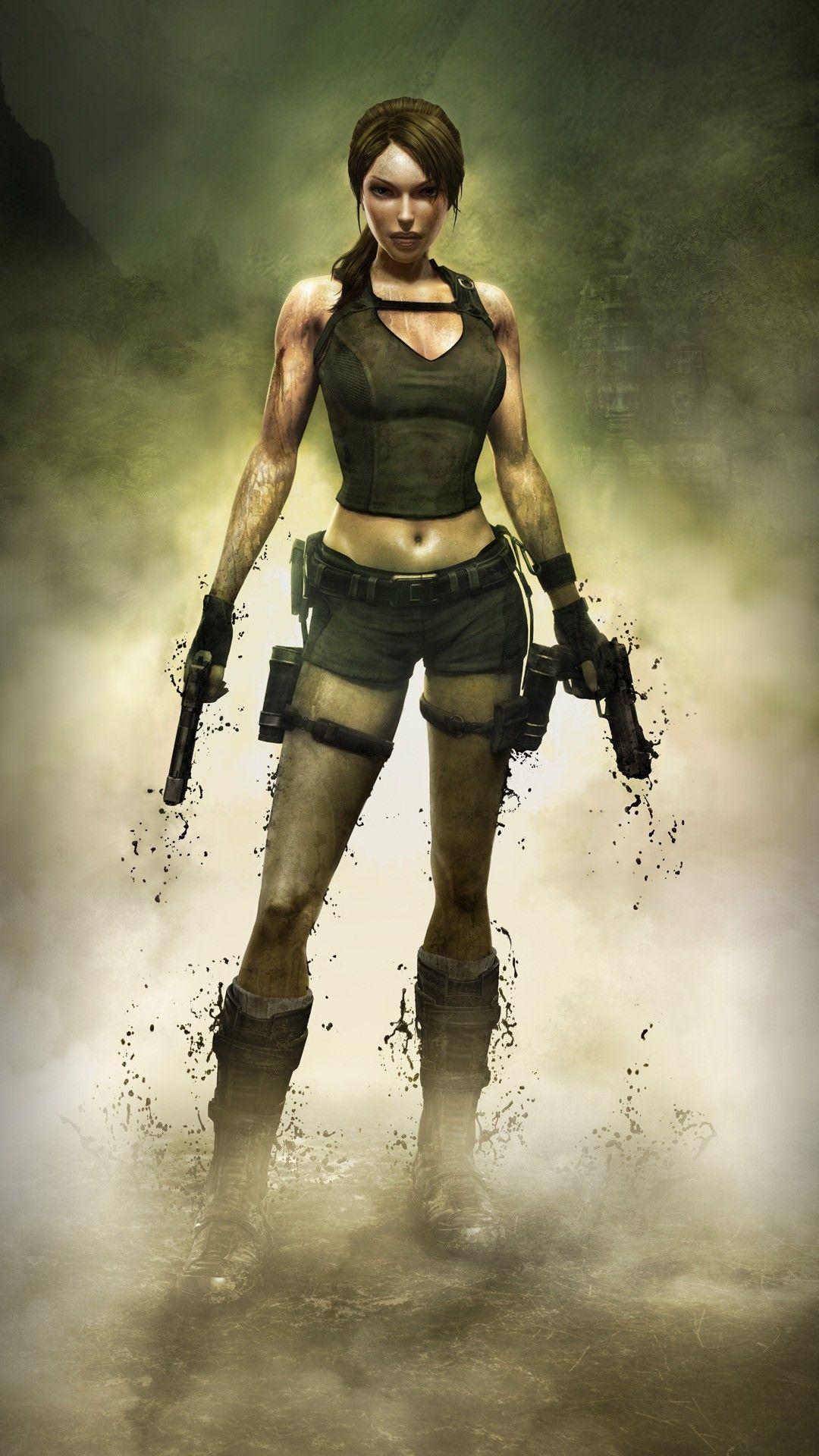 Lara Croft Raider Game mobile wallpaper download