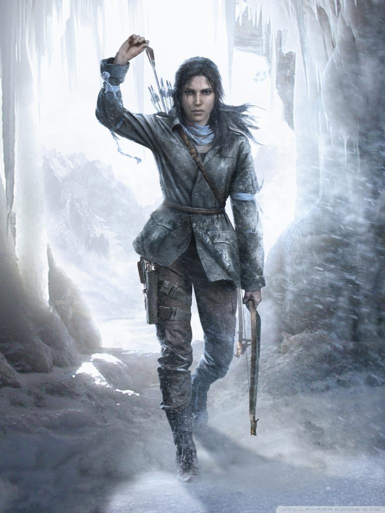 Free download Rise Of The Tomb Raider Ice Cave 4K HD Desktop