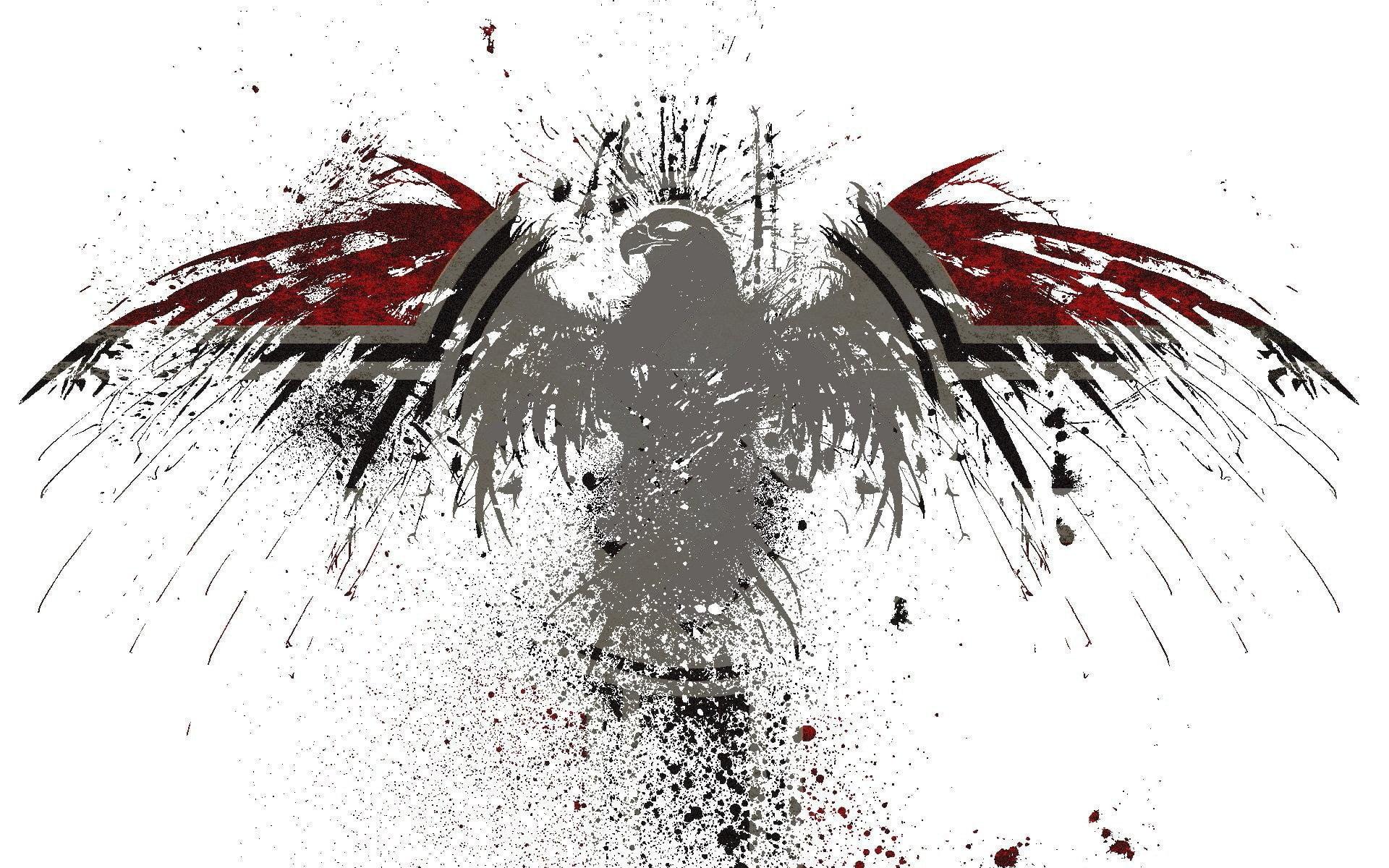 Avengers Eagle logo HD wallpaper
